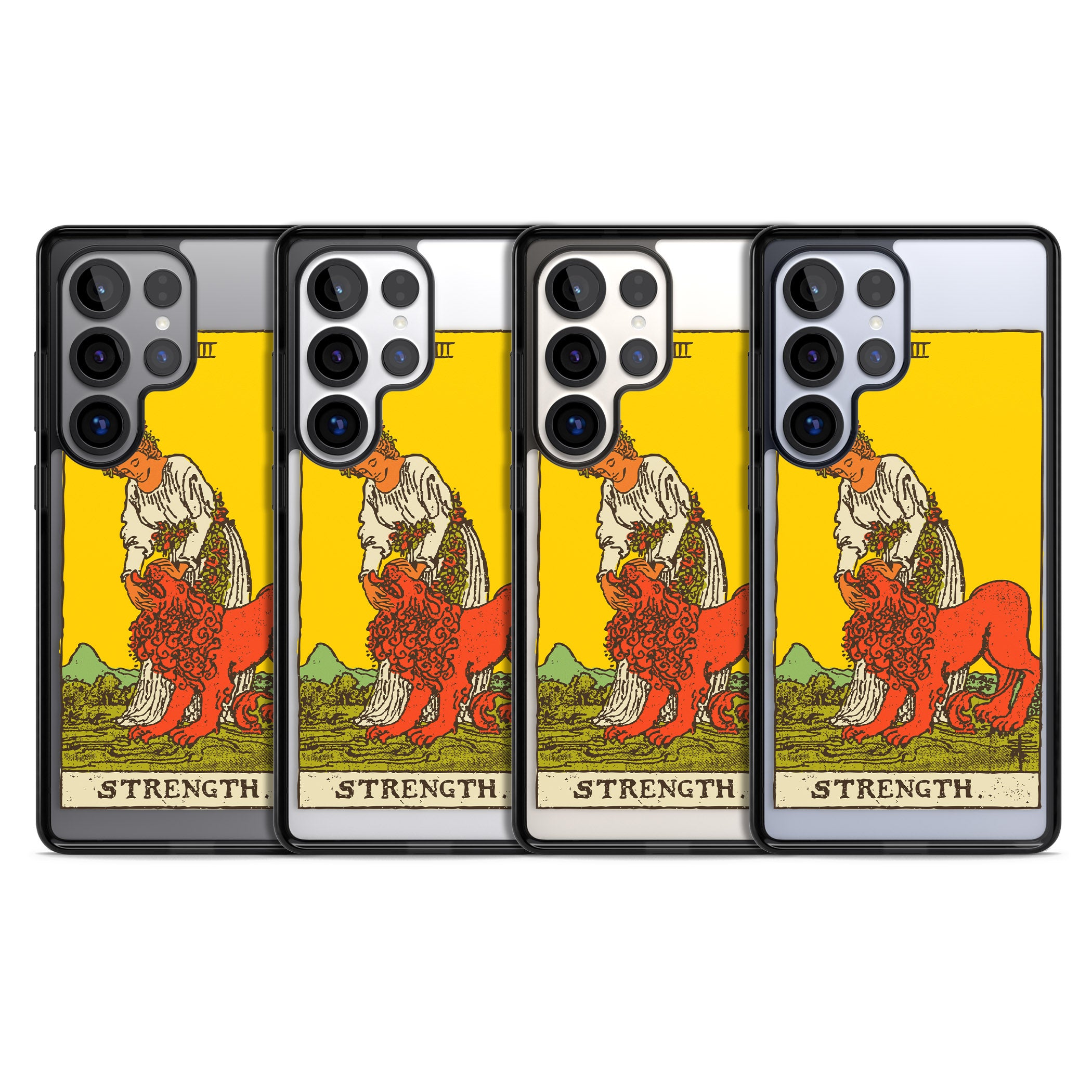 Personalised Strength Tarot Card (Color)