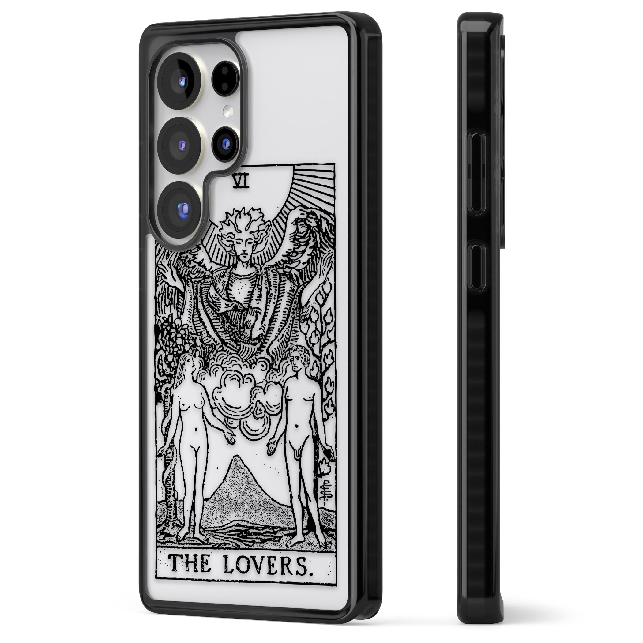 Personalised The Lovers Tarot Card (Clear)