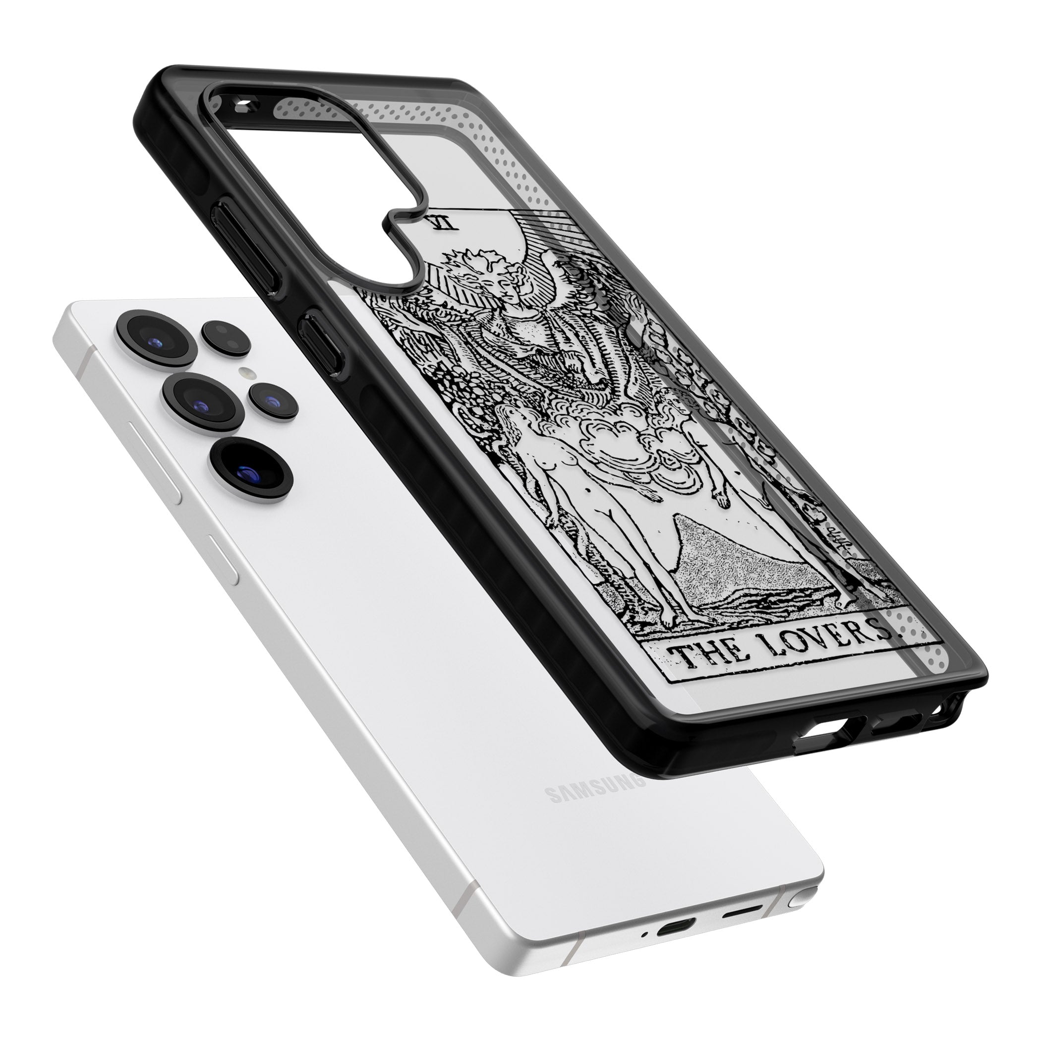 Personalised The Lovers Tarot Card (Clear)