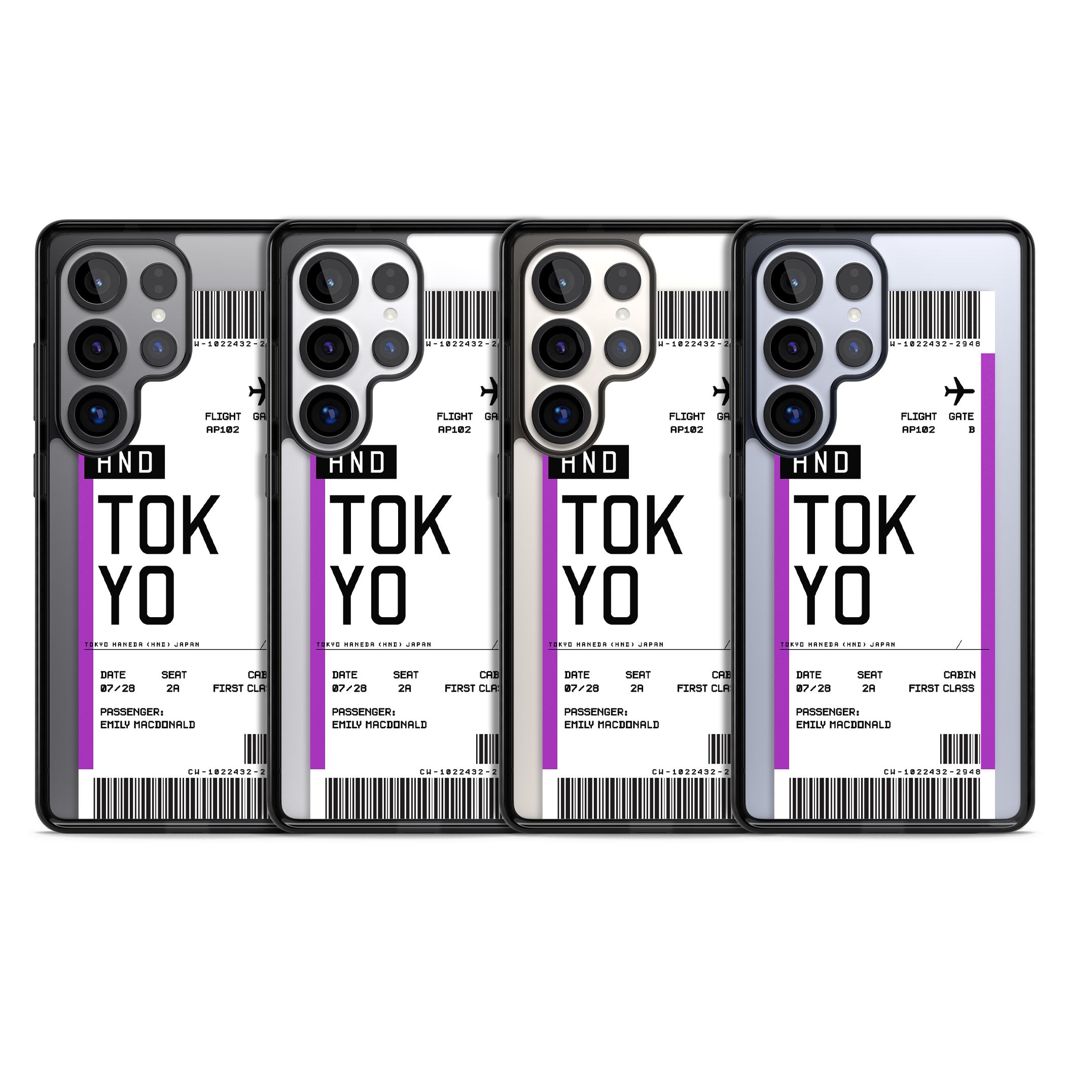 Personalised Tokyo Boarding Pass