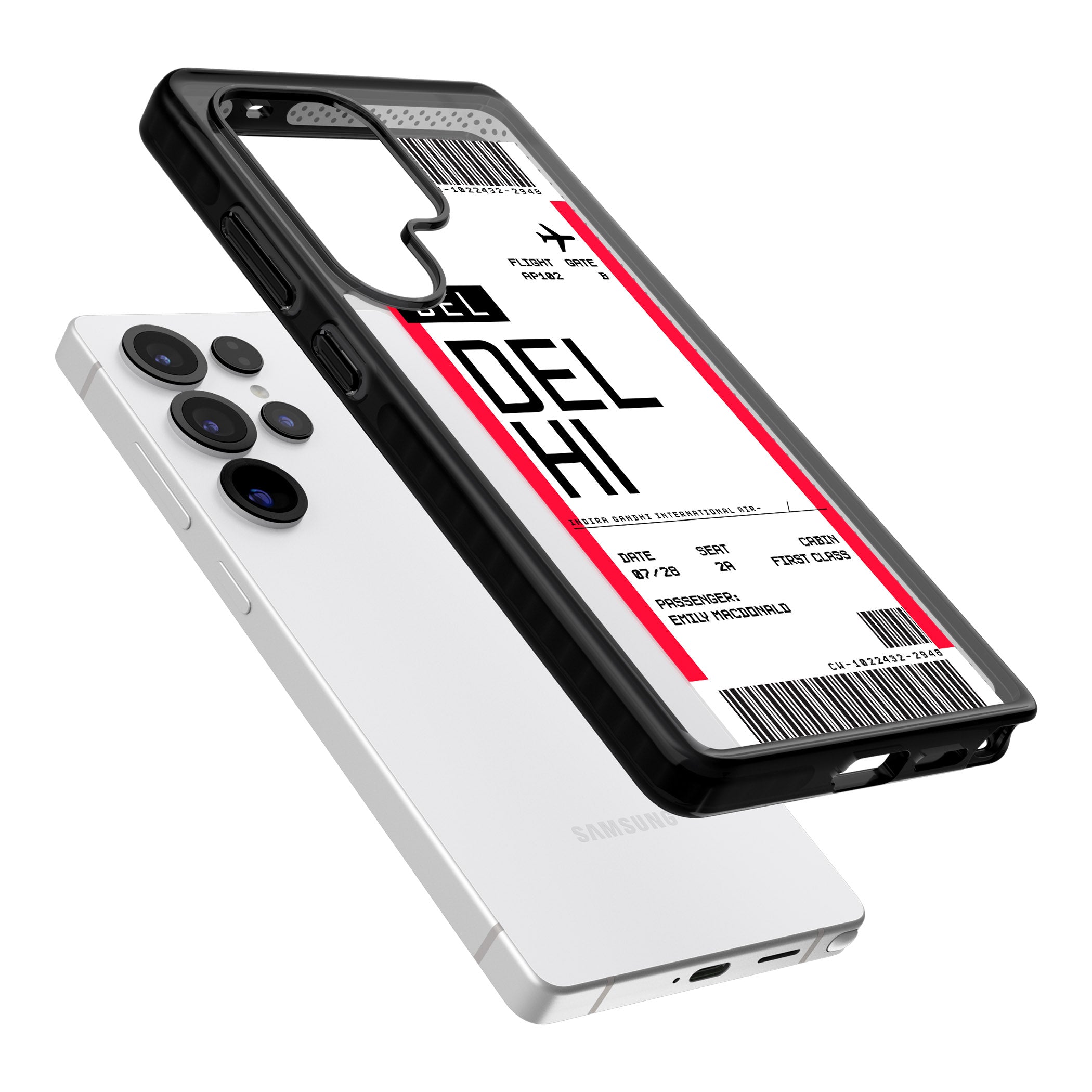 Personalised Delhi Boarding Pass