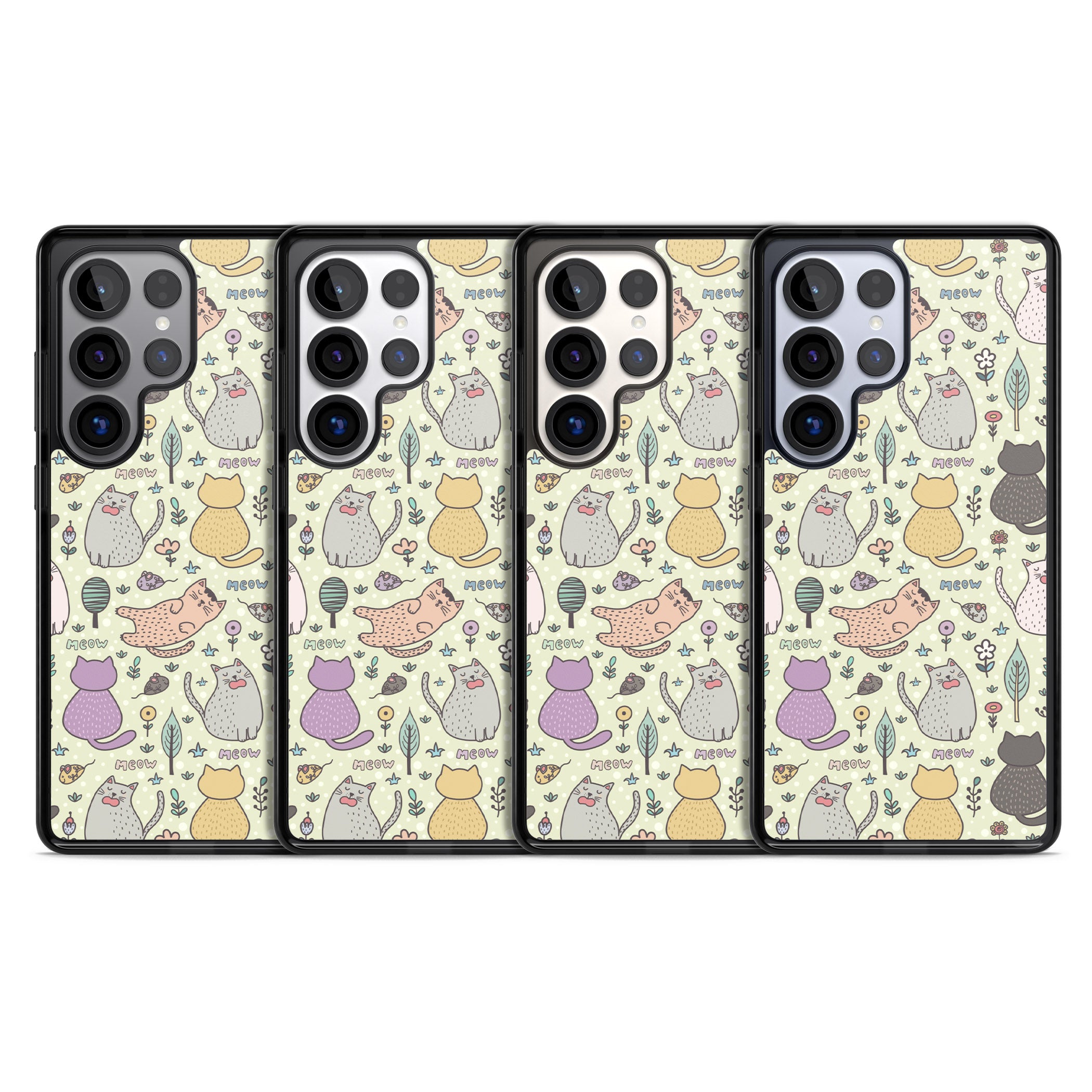 Cat Pattern Cream