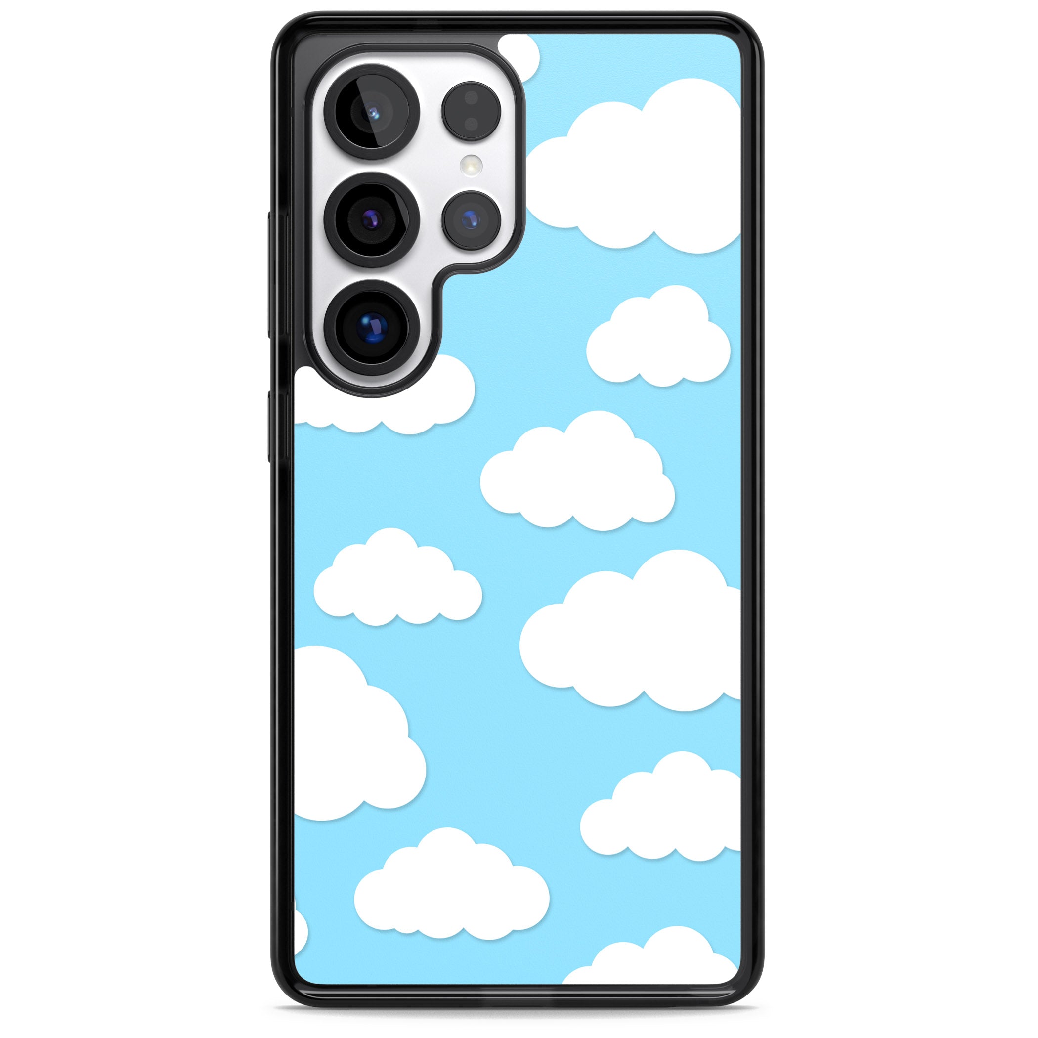 Blue Sky & Clouds Pattern