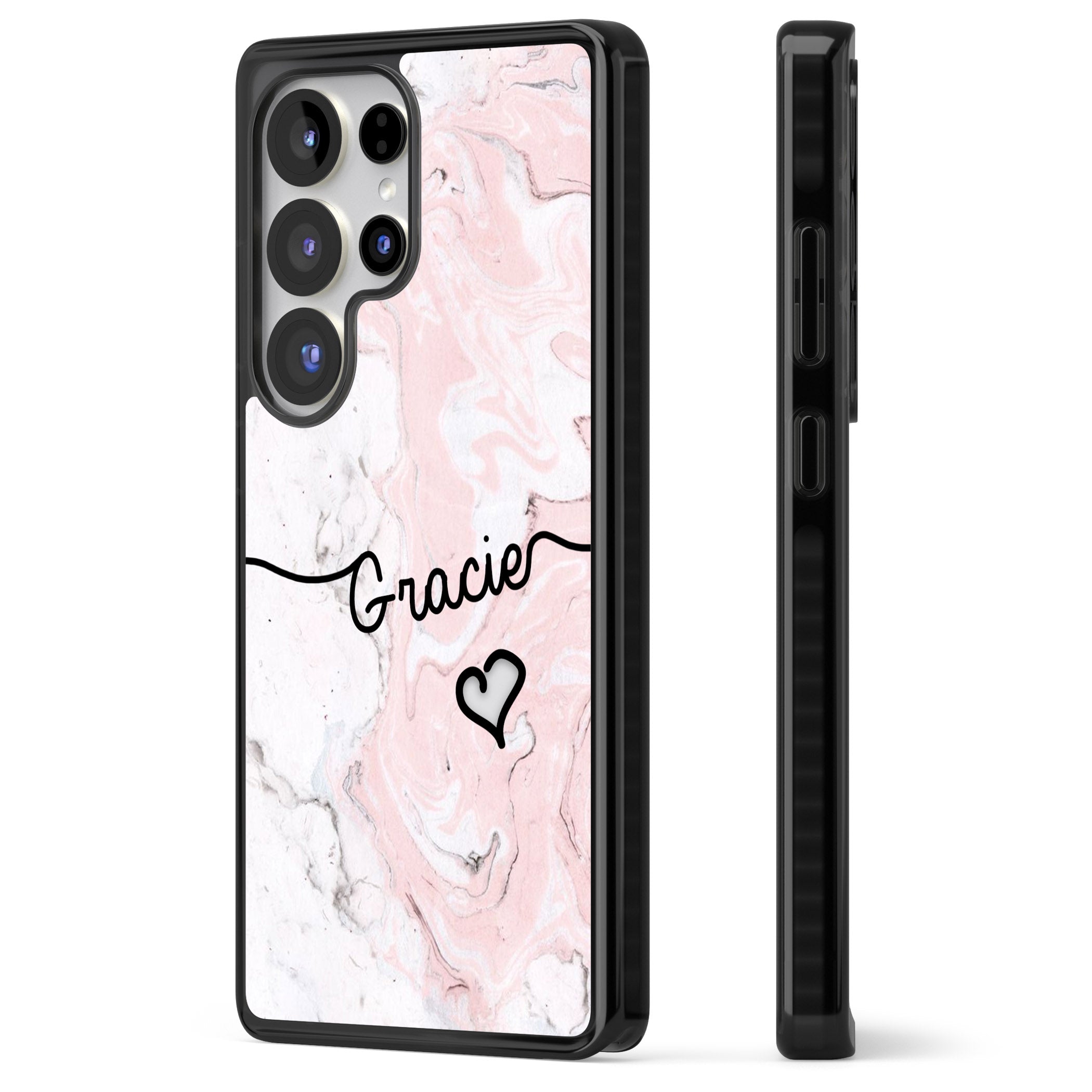 Personalised Pink Marble