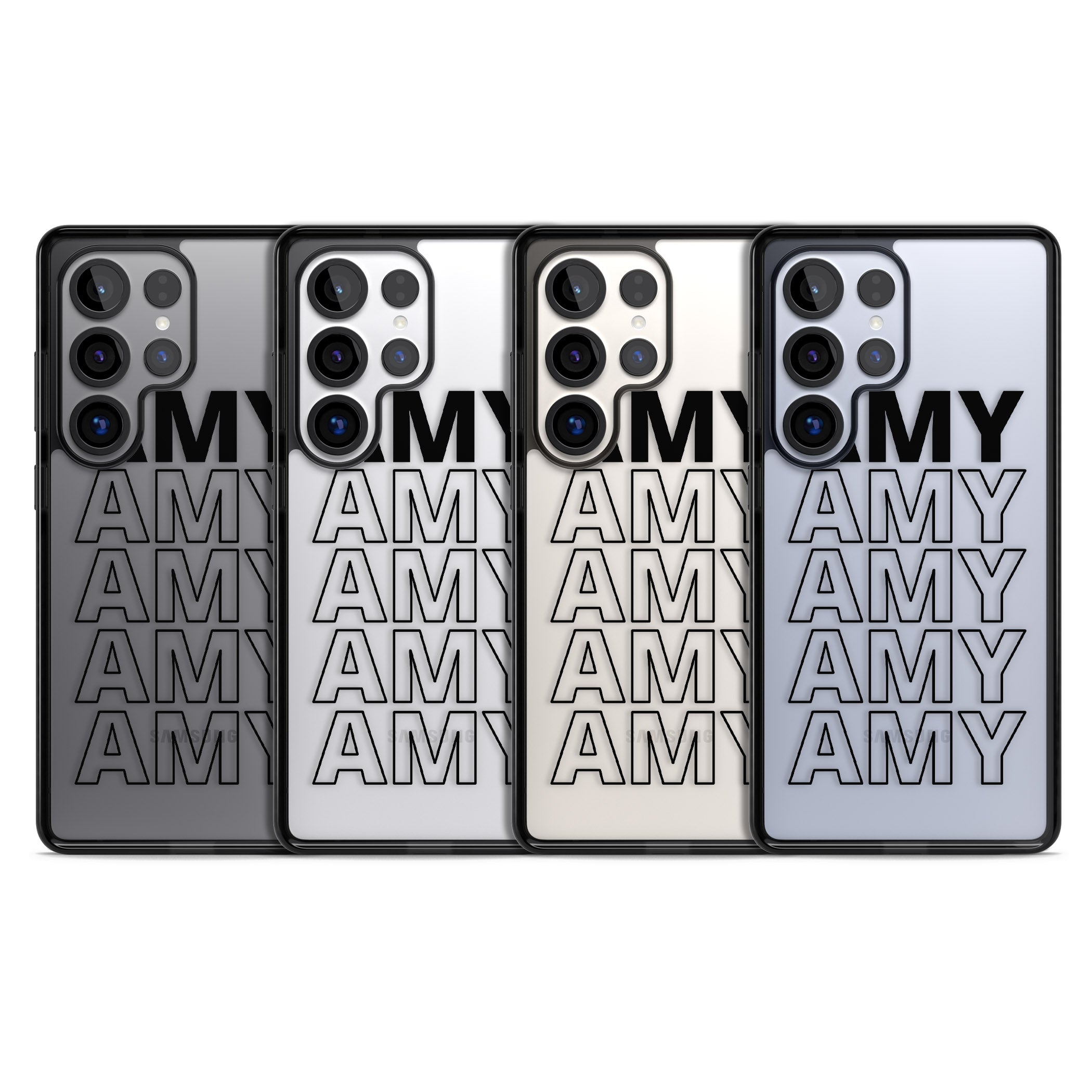 Personalised Bold Name Repetition