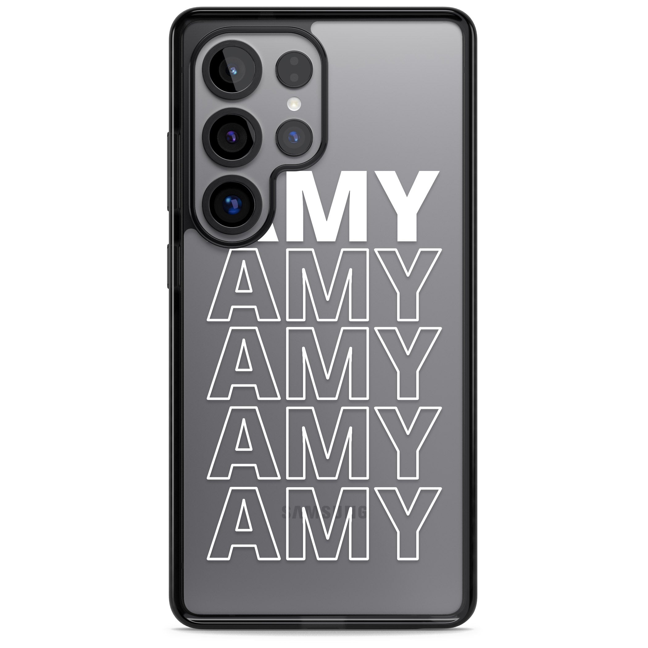 Personalised Bold Name Repeated