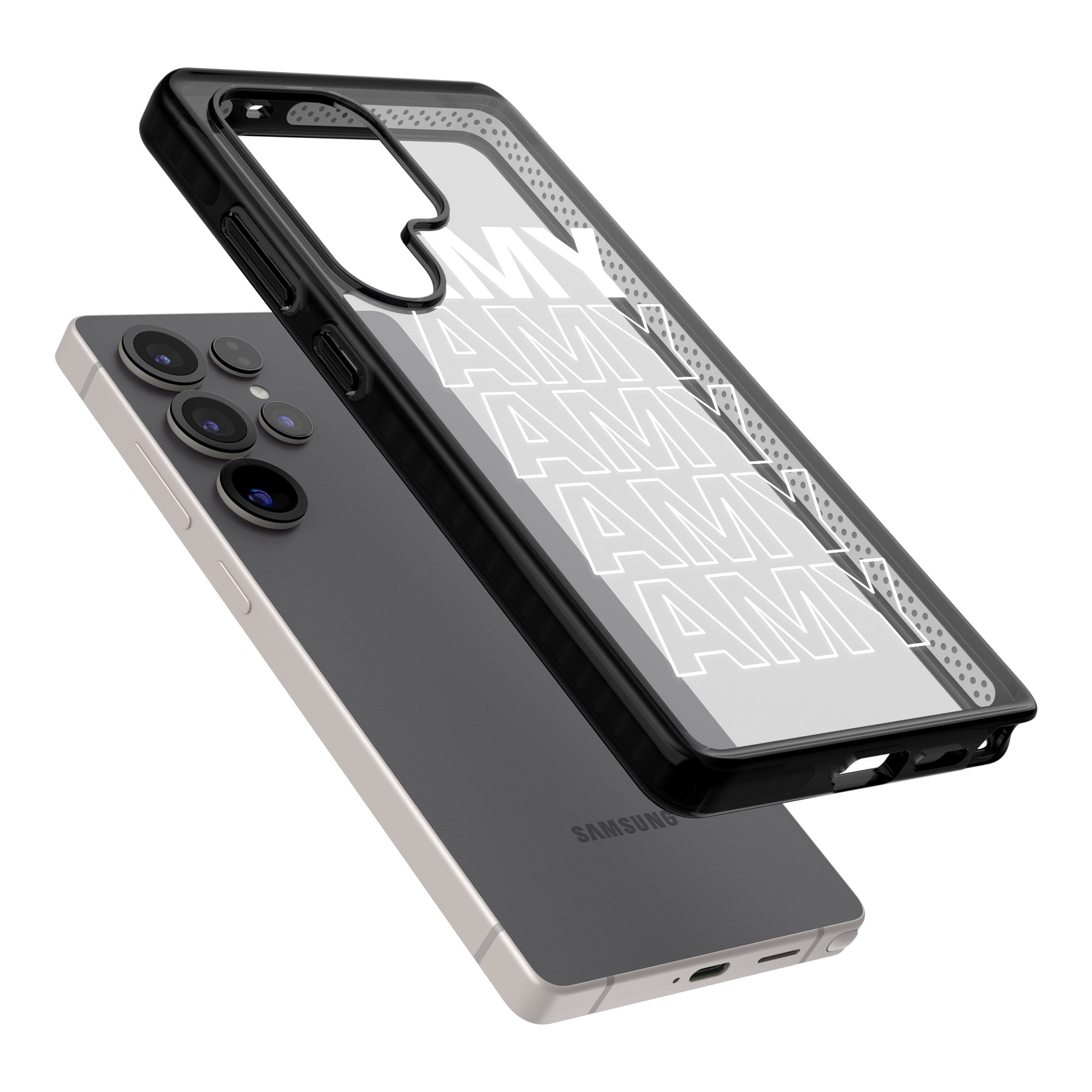 Personalised Bold Name Repeated