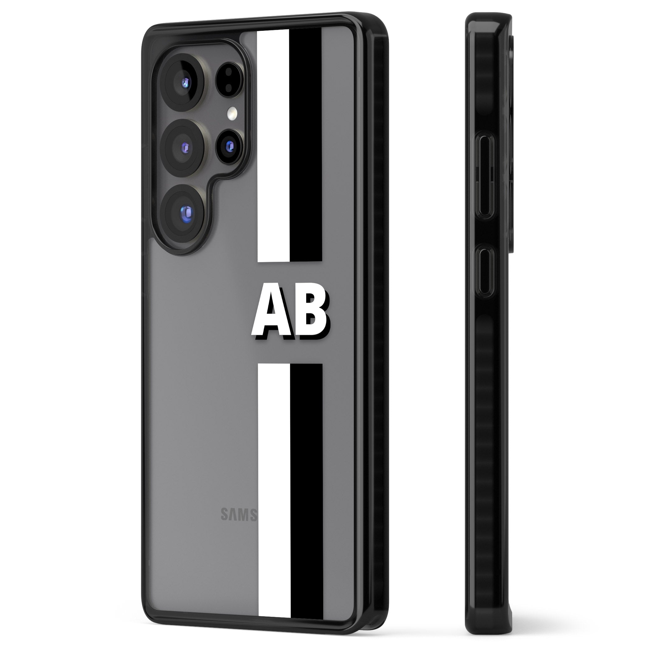 Personalised Bold Two Stripe Name