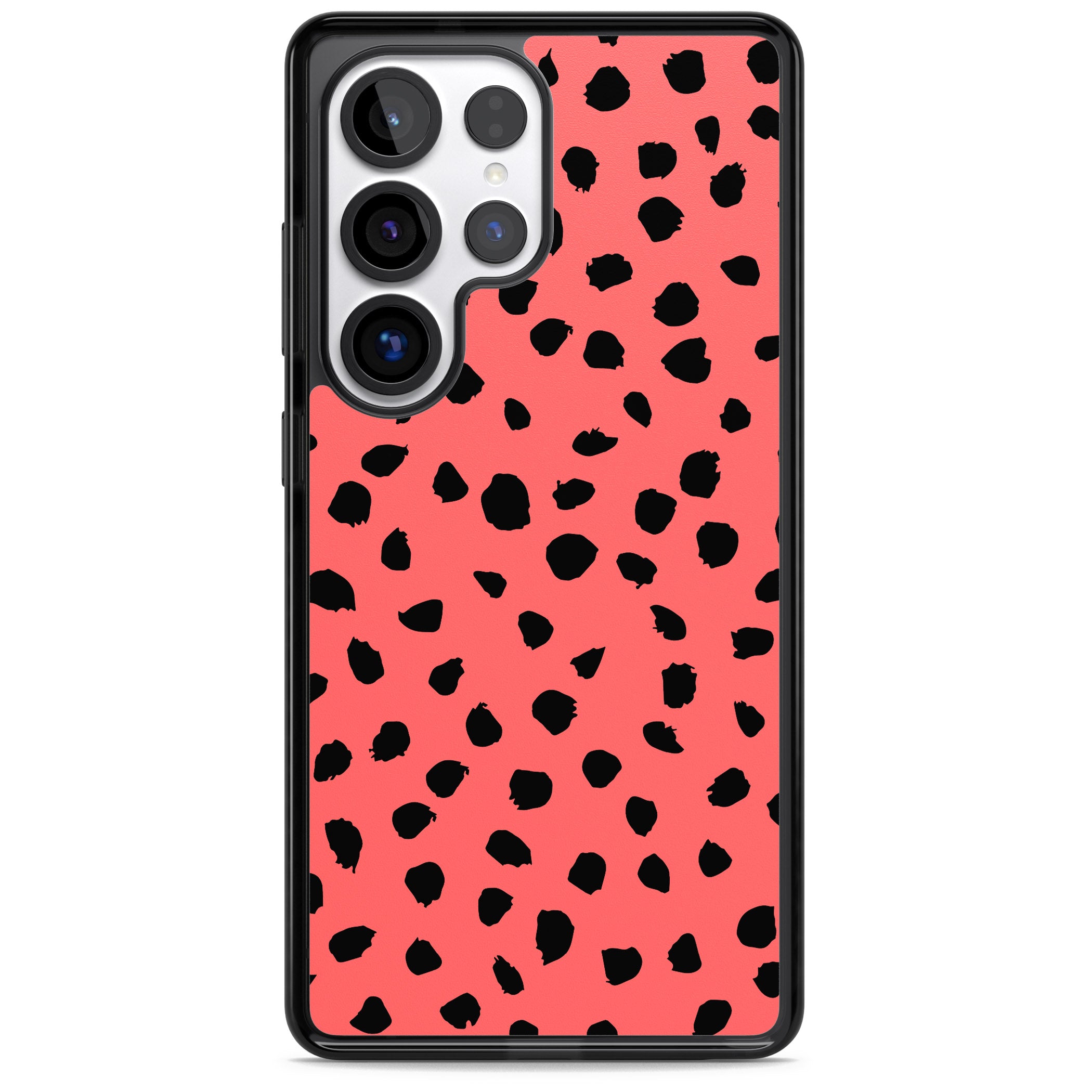 Black Dalmatian Spots On Coral