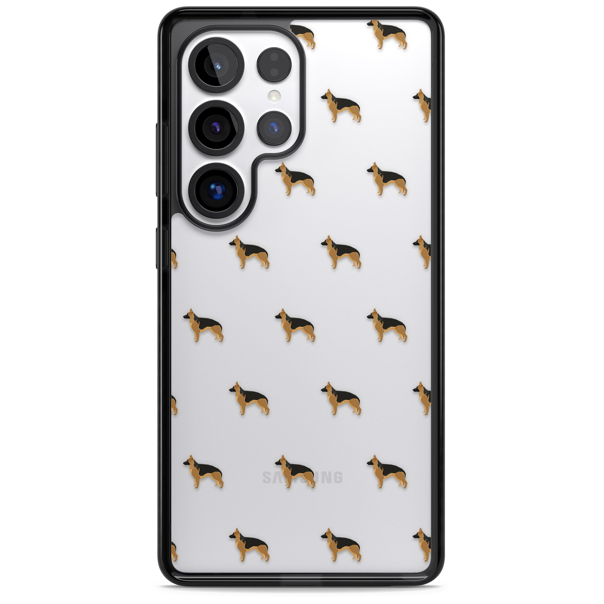 German Shepherd Pattern Clear