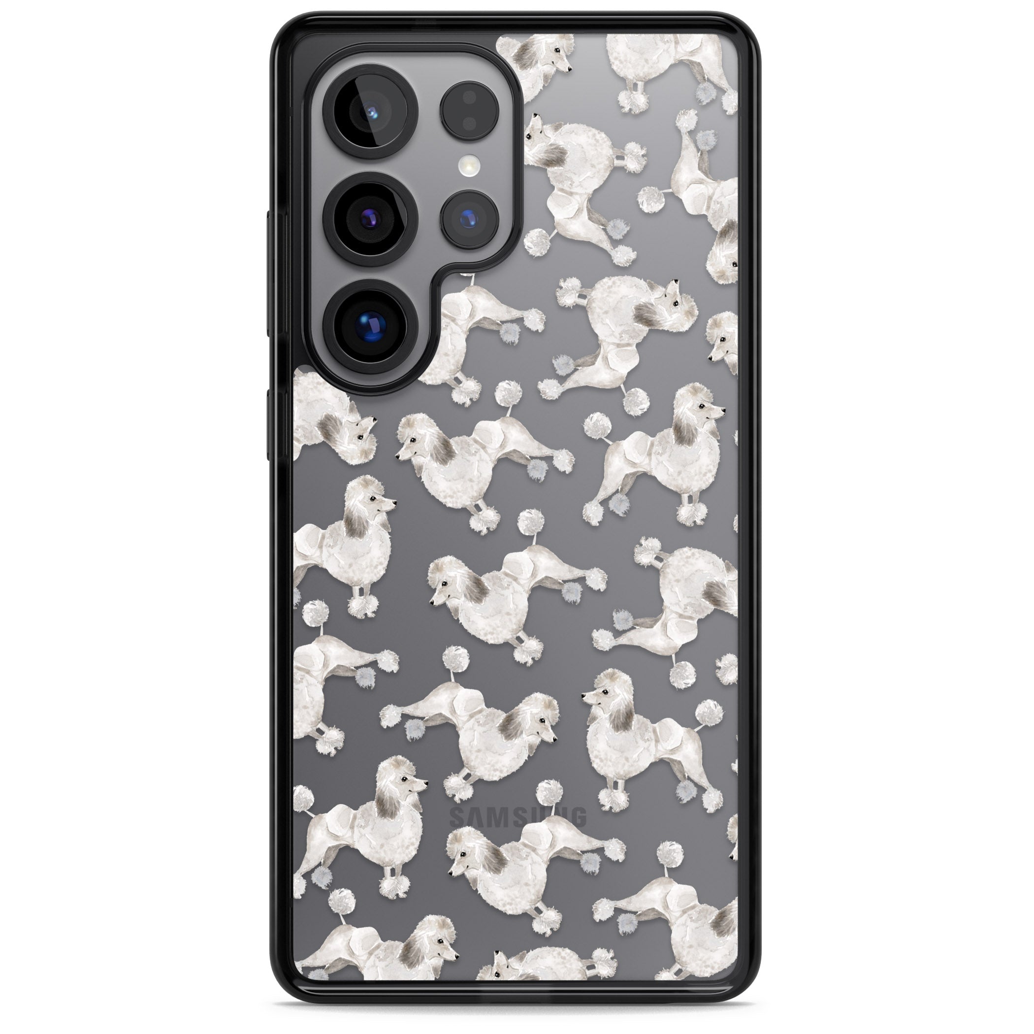 Poodle Watercolor Pattern