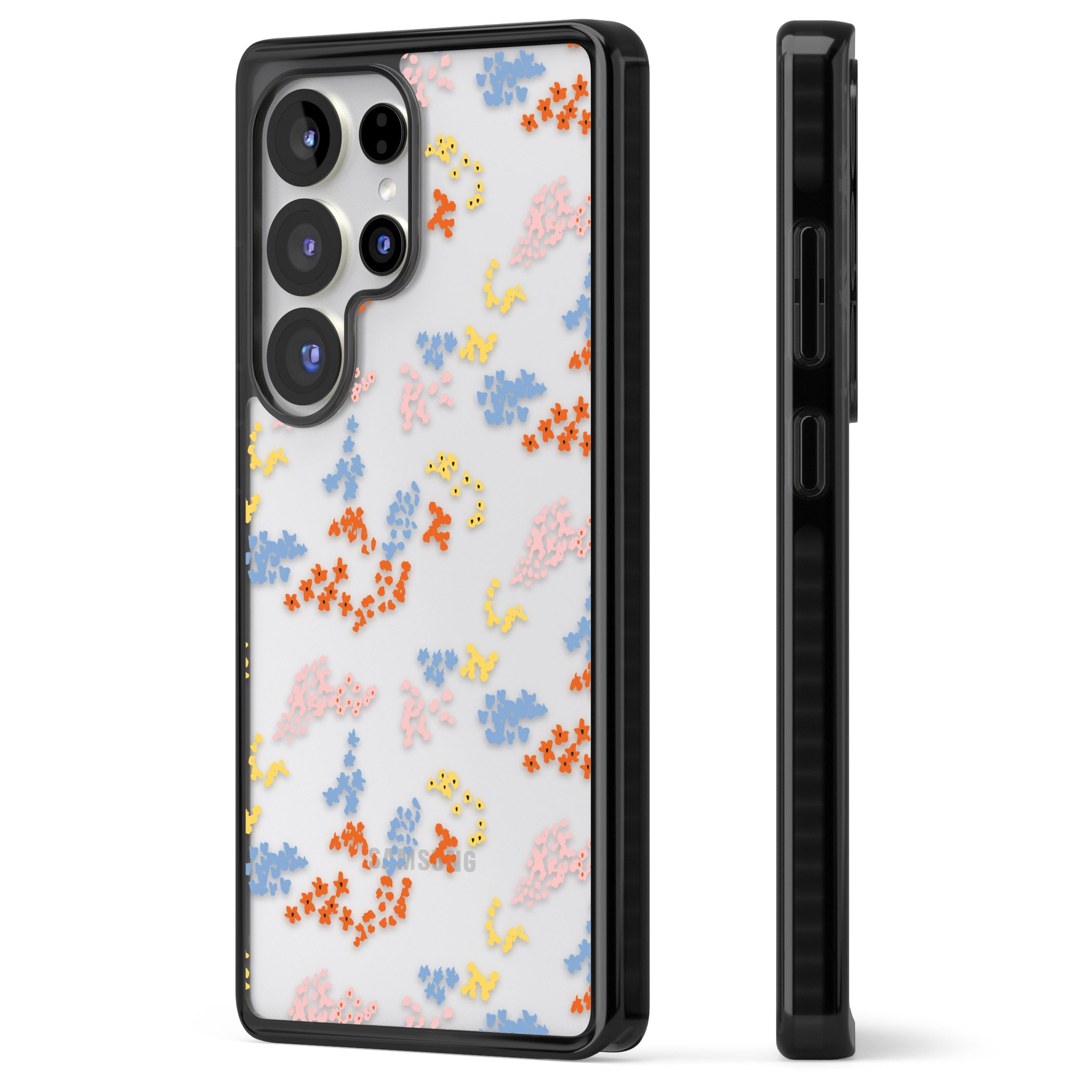 Floral Confetti: Transparent Delight