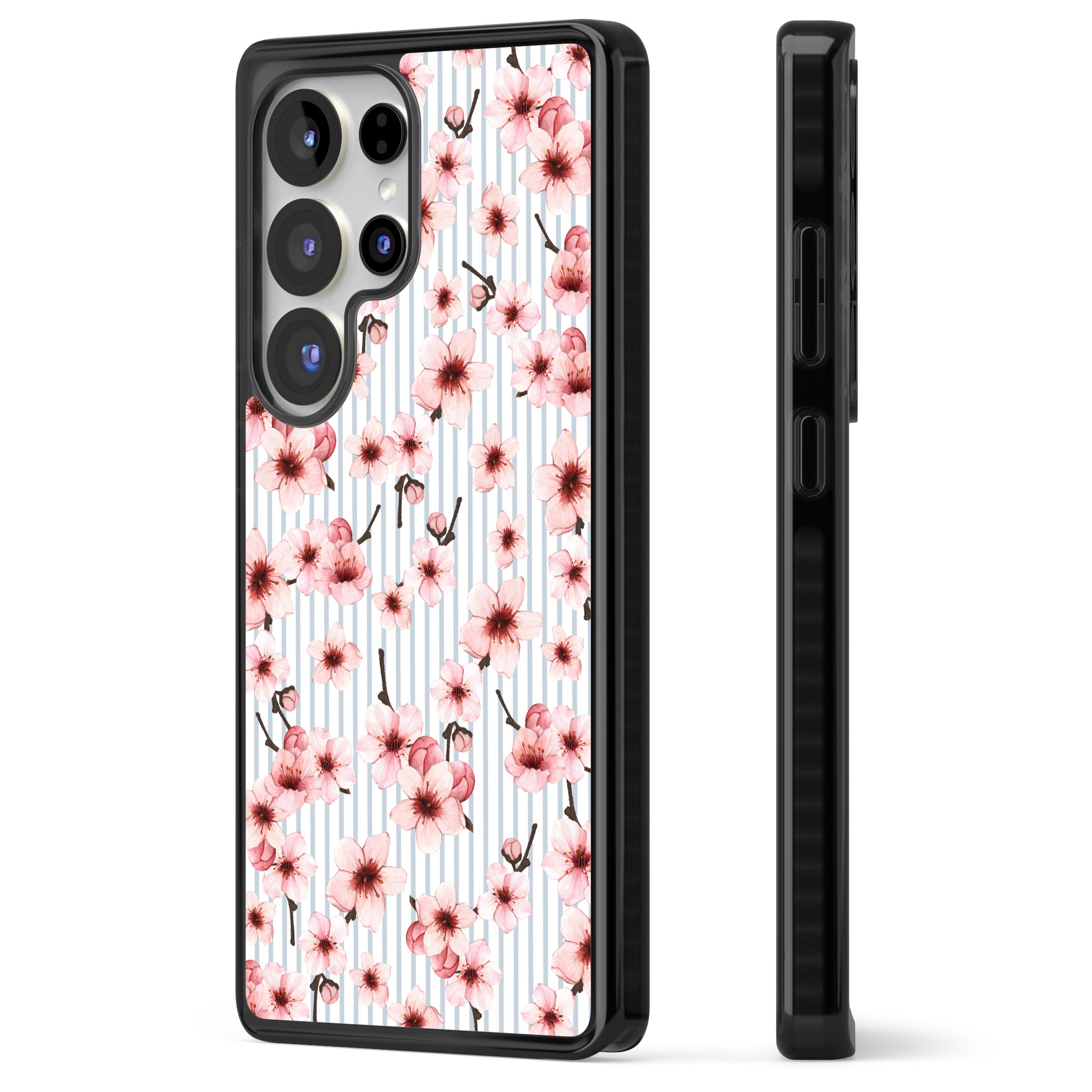 Cherry Blossoms Striped