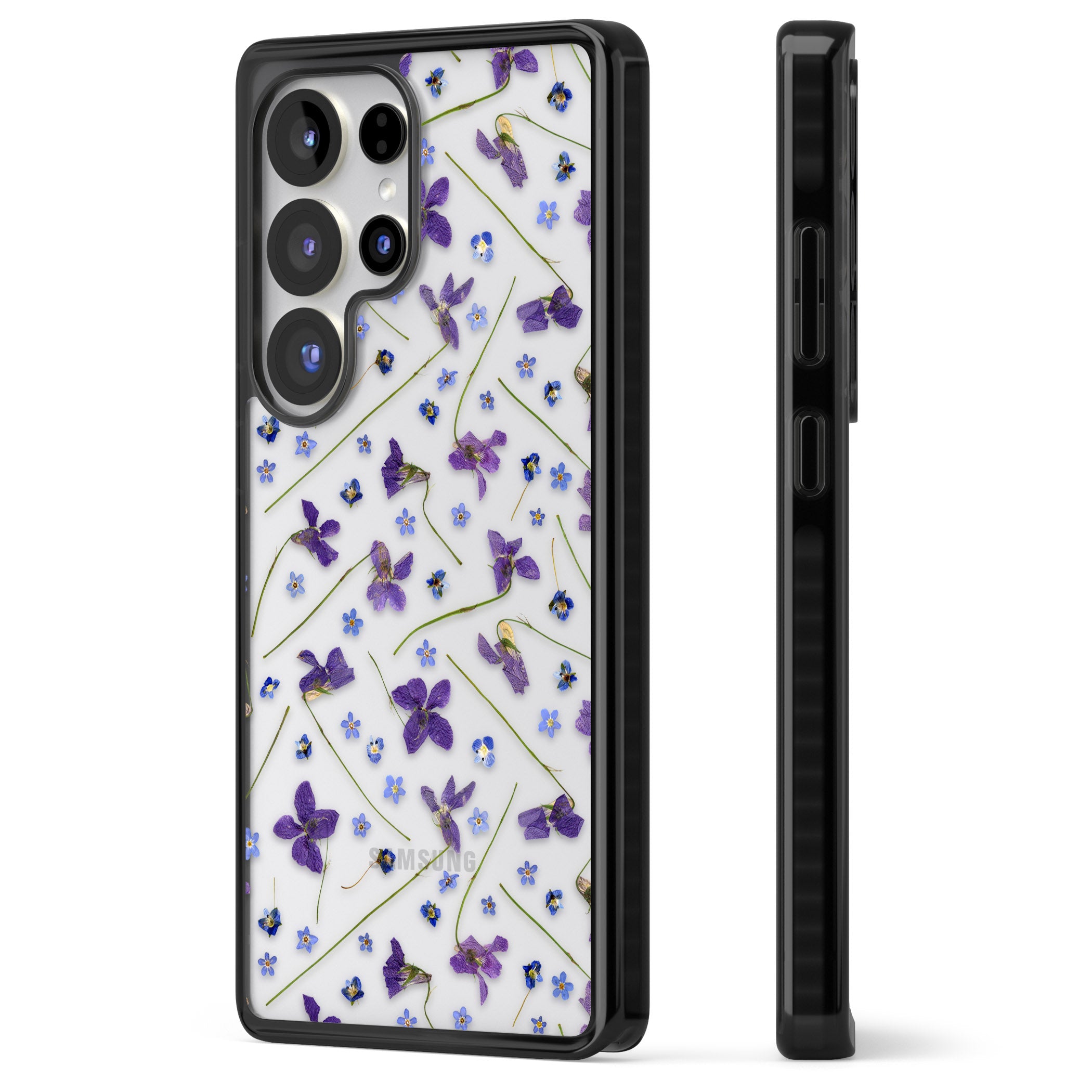 Pressed Violet Flower