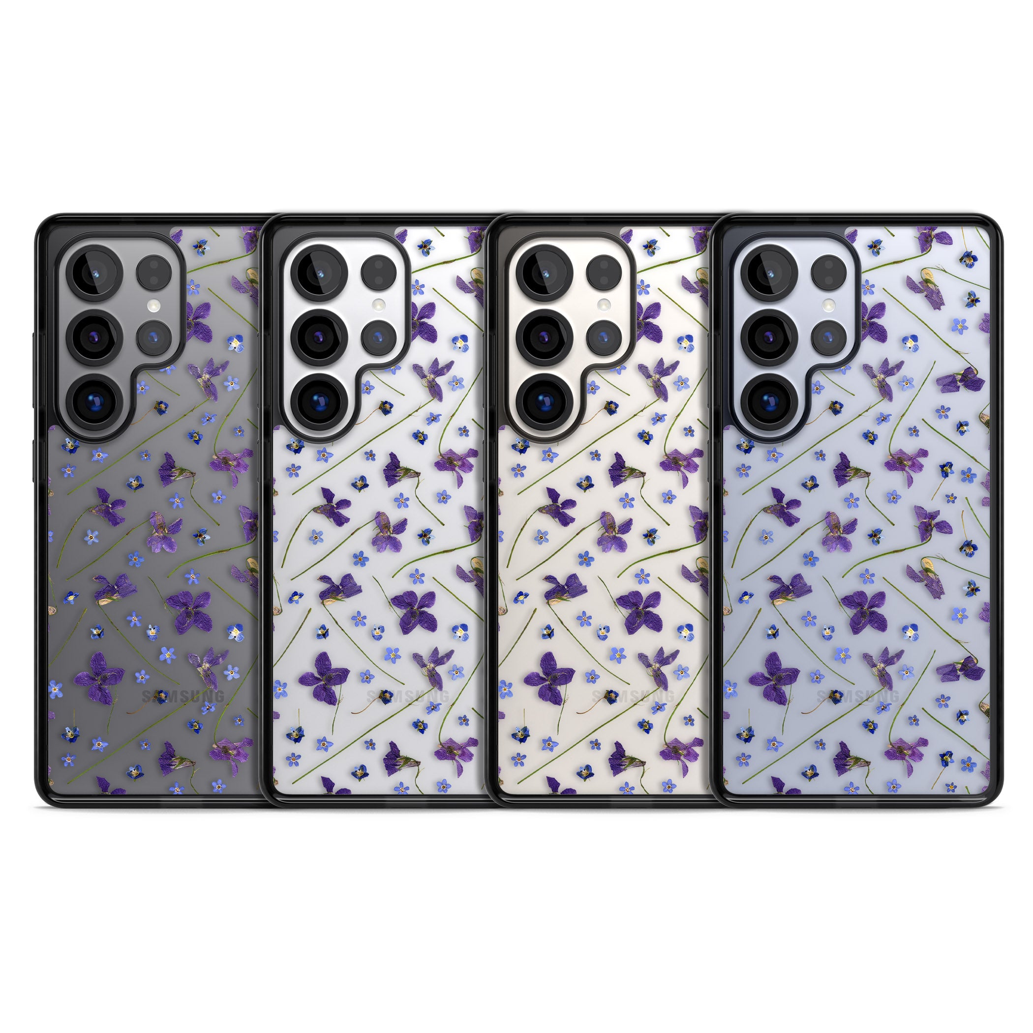 Pressed Violet Flower