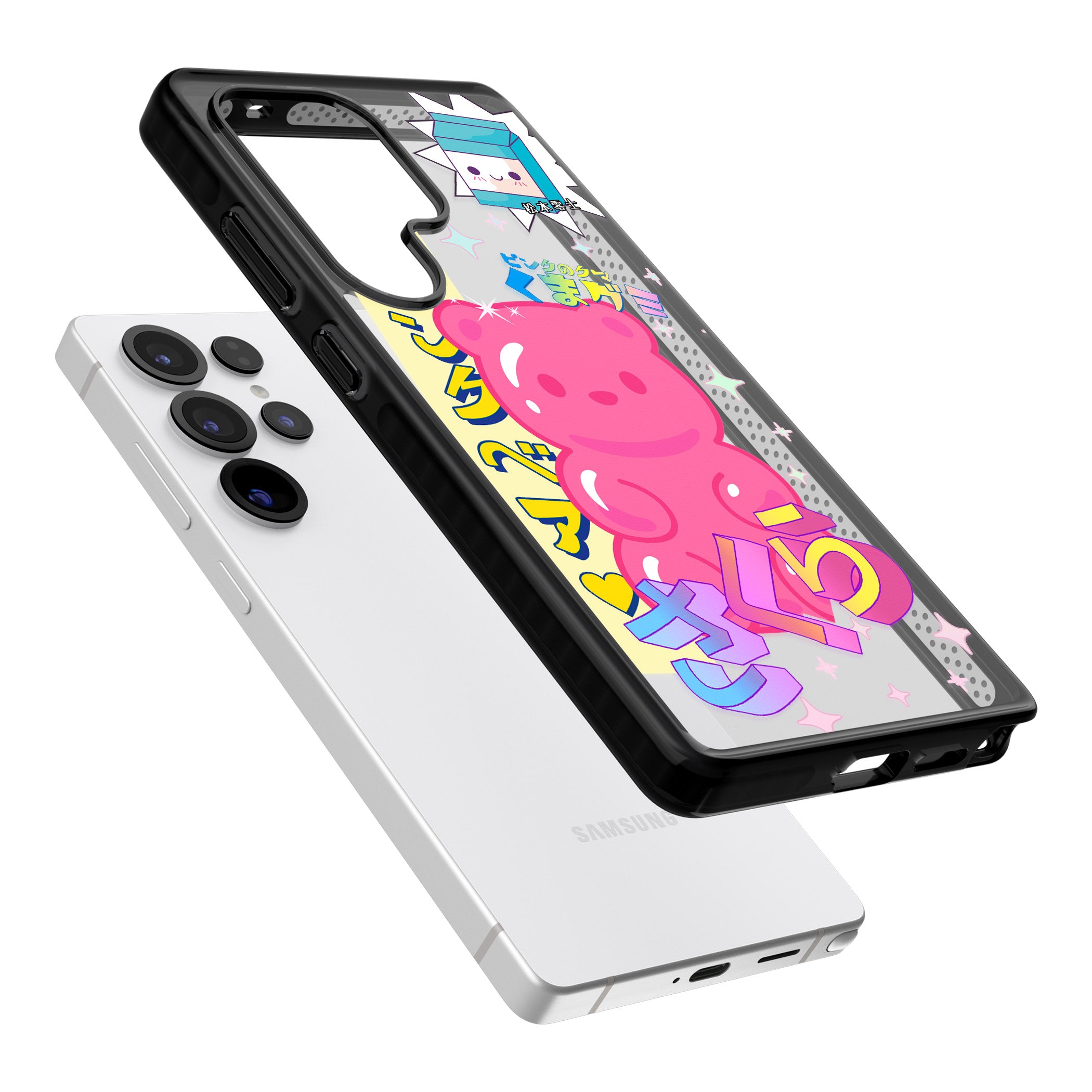 Kawaii Pink Bear Collage