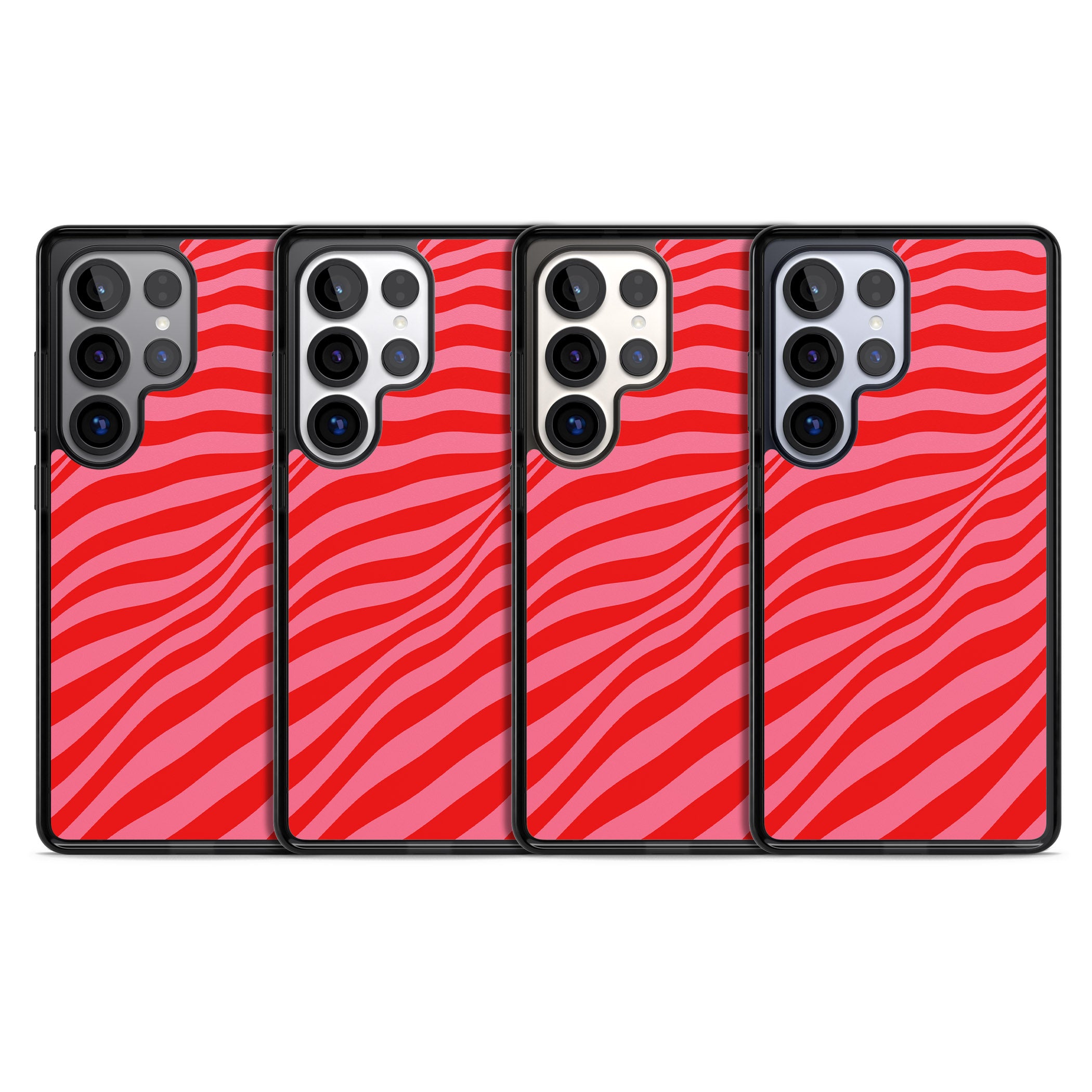 Pink & Red Distorted Line