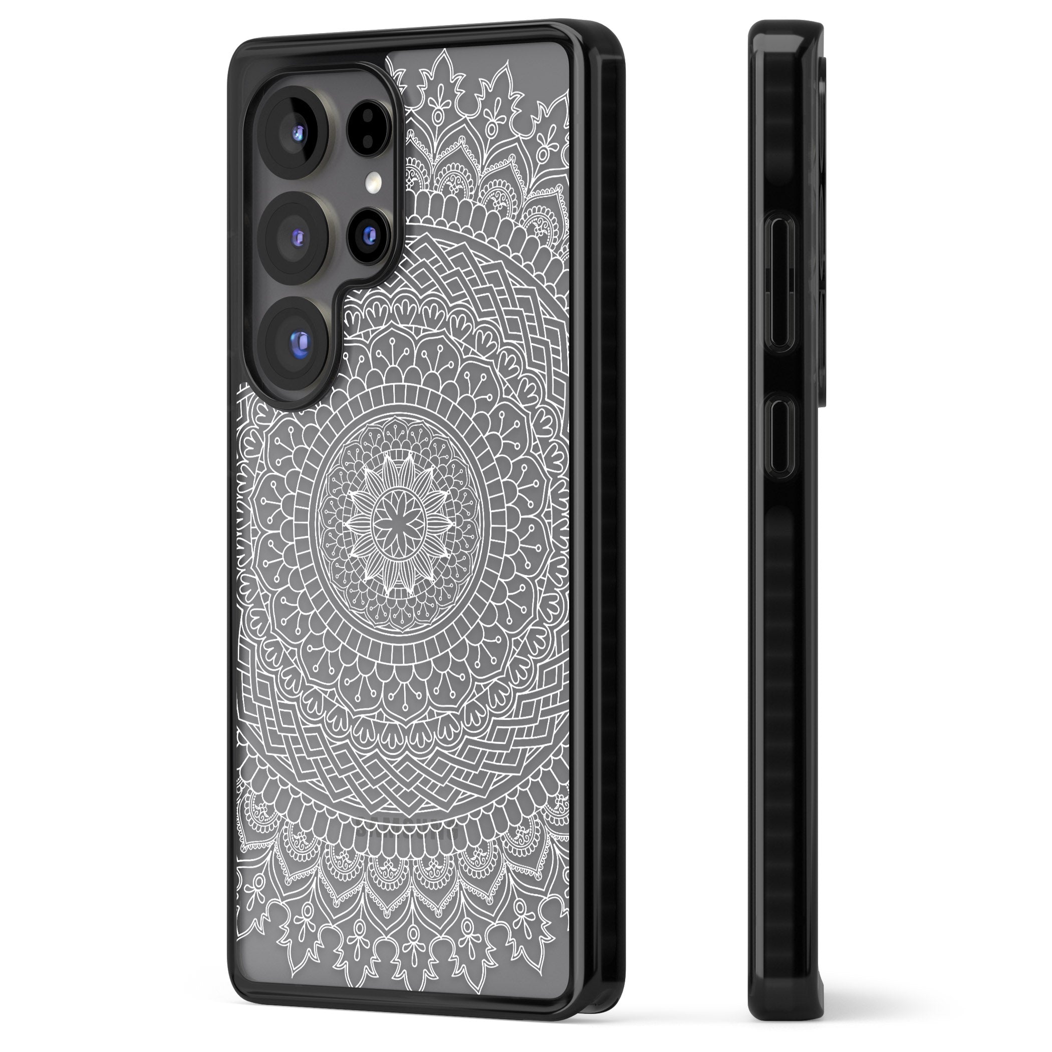 Intricate White Mandala