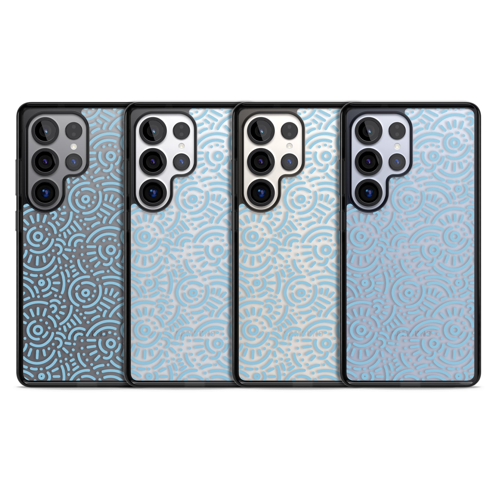 Light Blue Retro Pattern