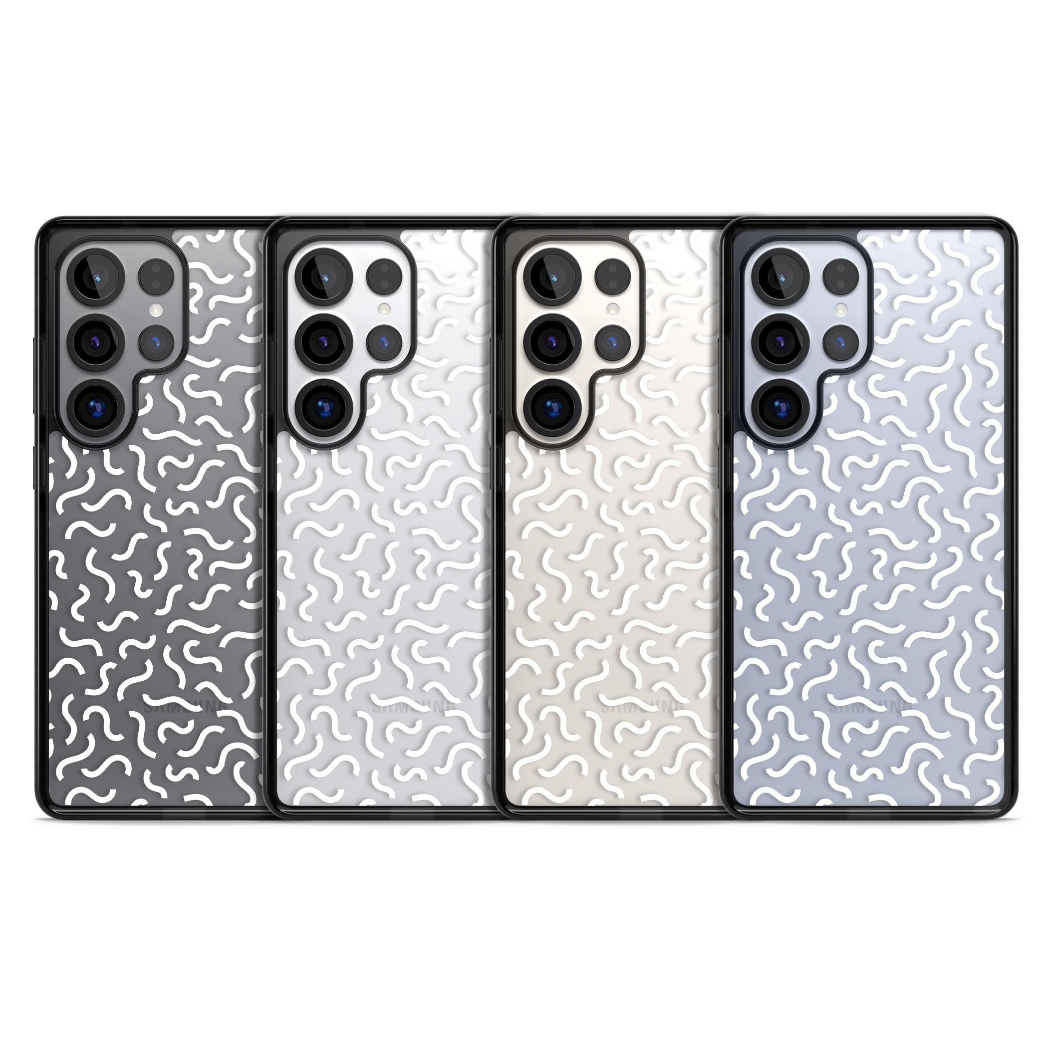 Black & White Wavy Pattern