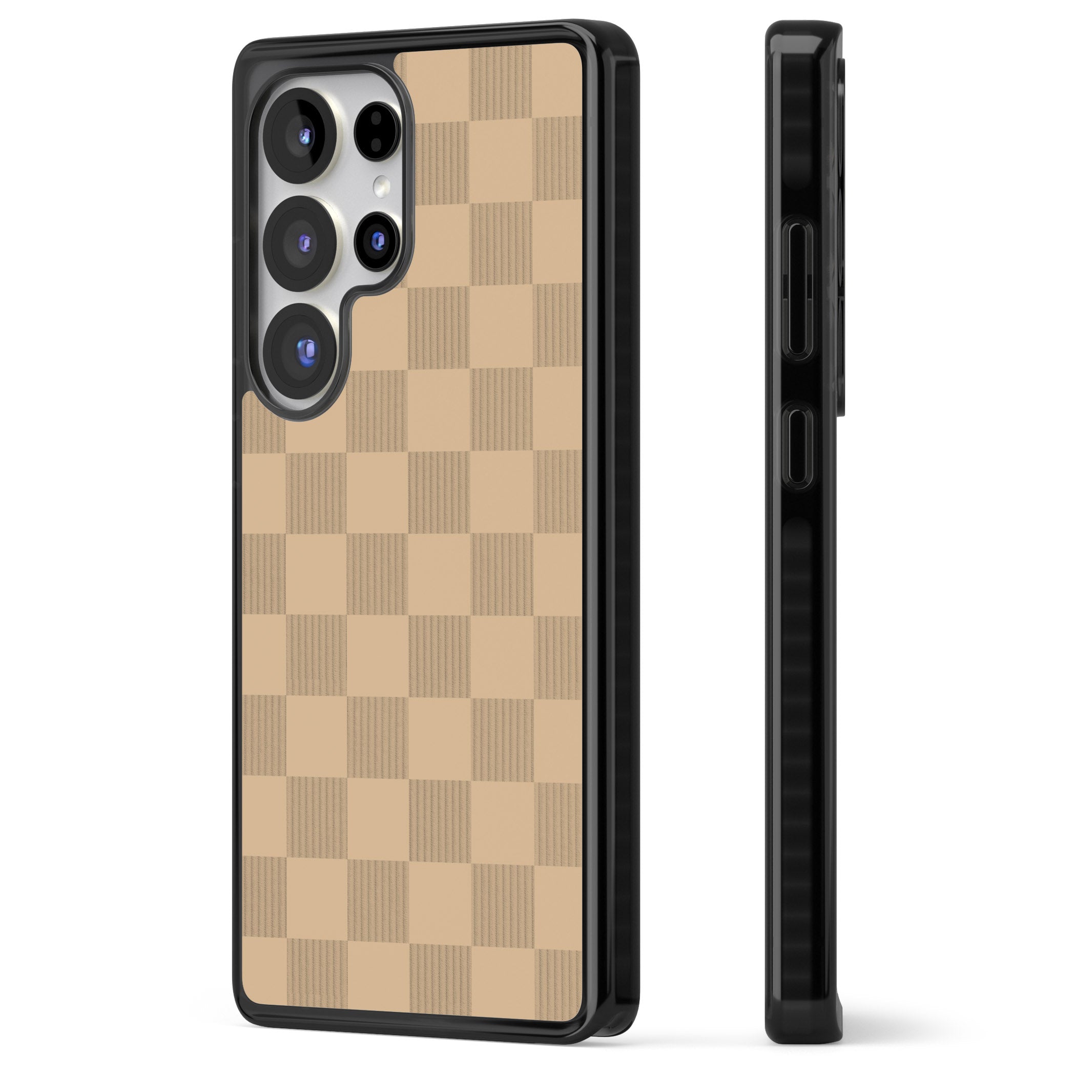 Beige Checkered