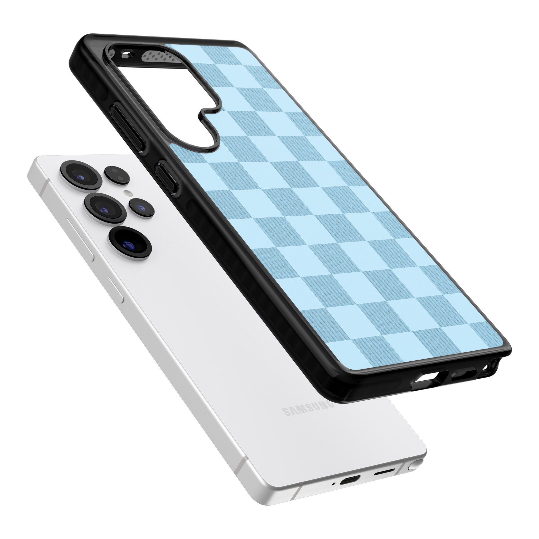 Skyblue Checkered