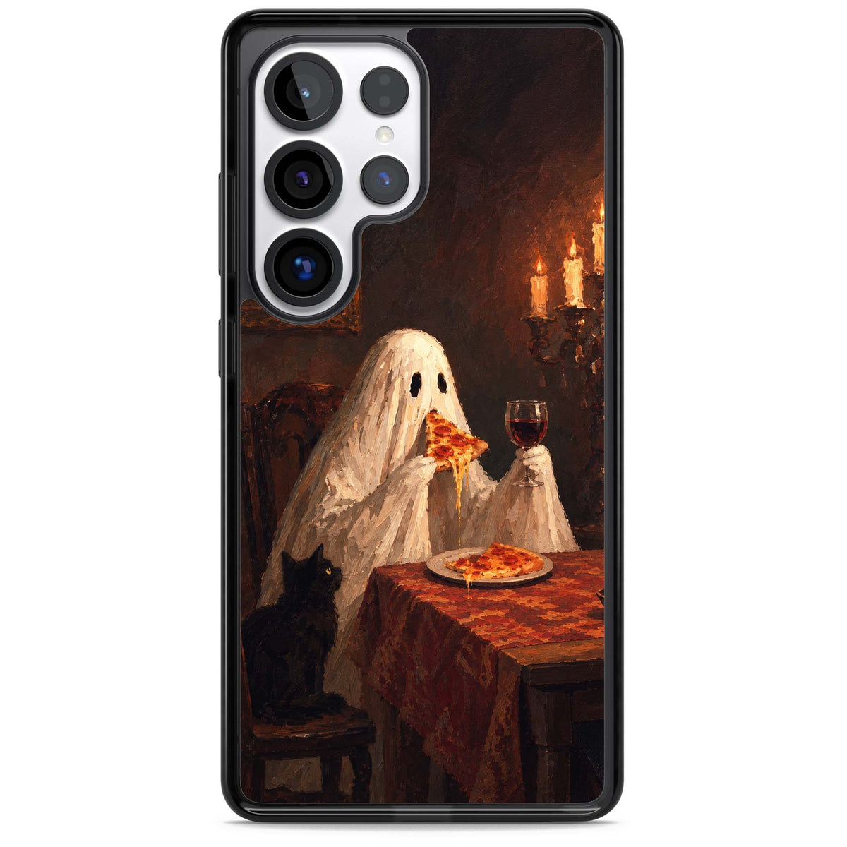 Lonely Night In art iPhone case | Black Impact case for Samsung Galaxy S25 Ultra