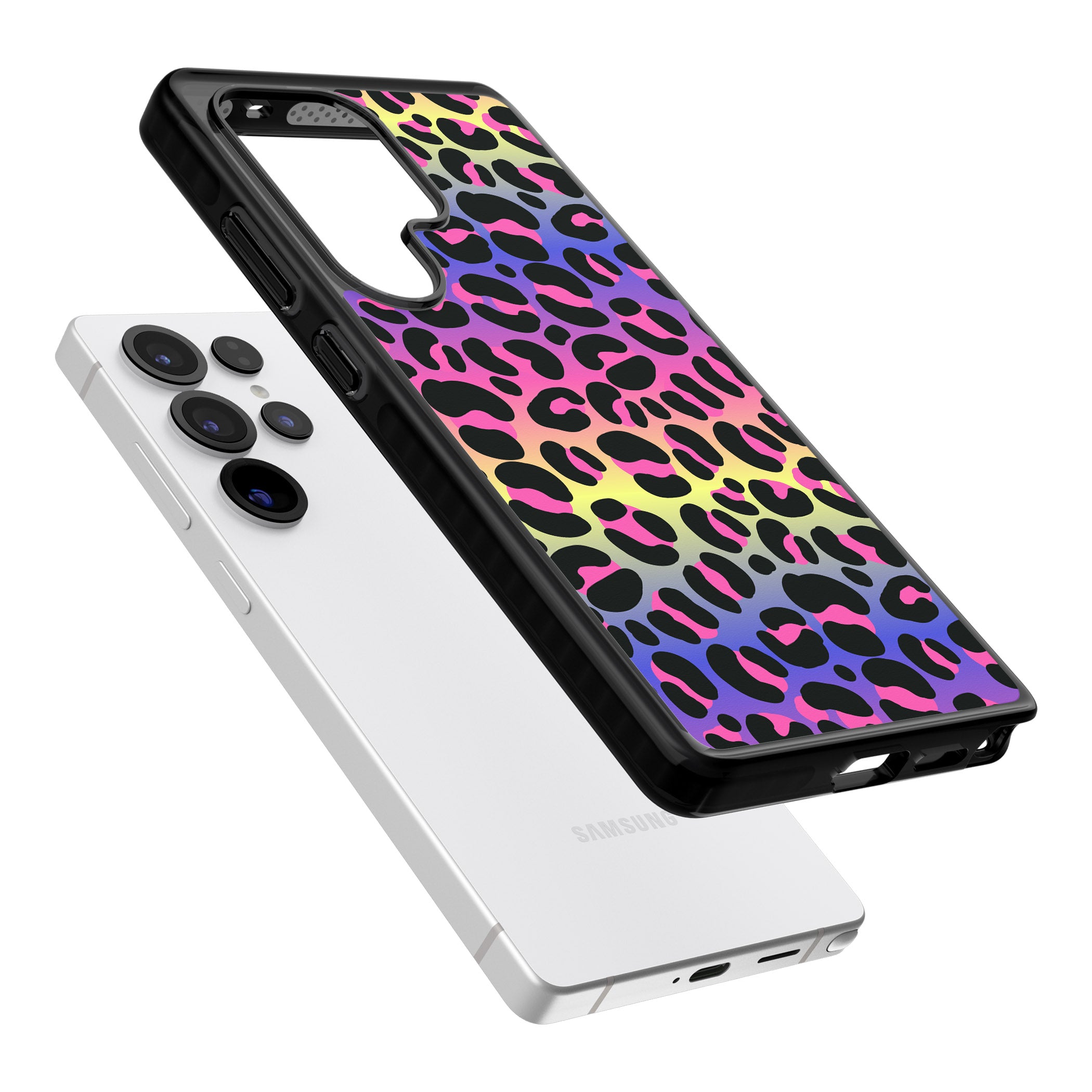 Rainbow Gradient Leopard