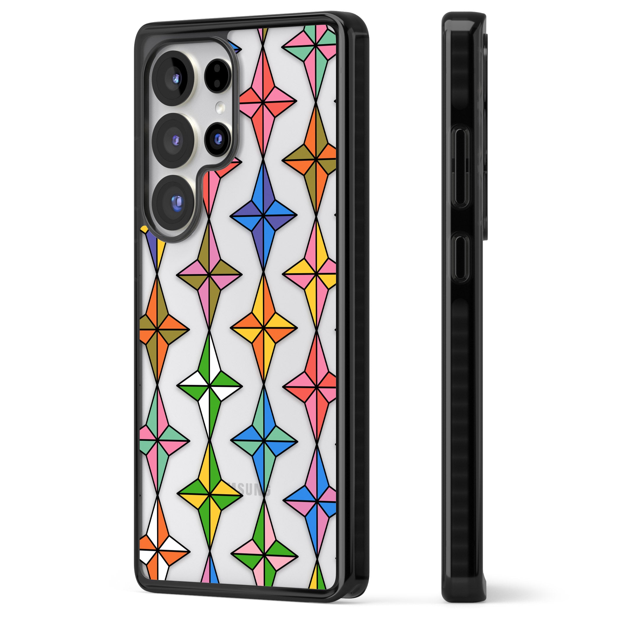 Multi Colour Stars Pattern