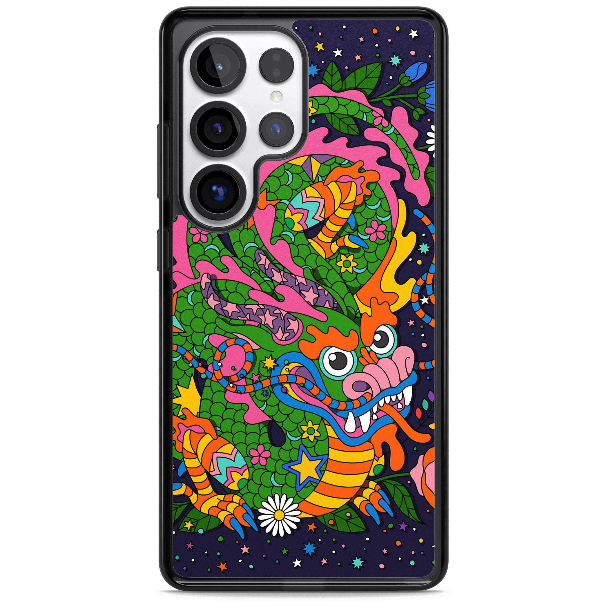 Psychedelic Jungle Dragon (Purple)