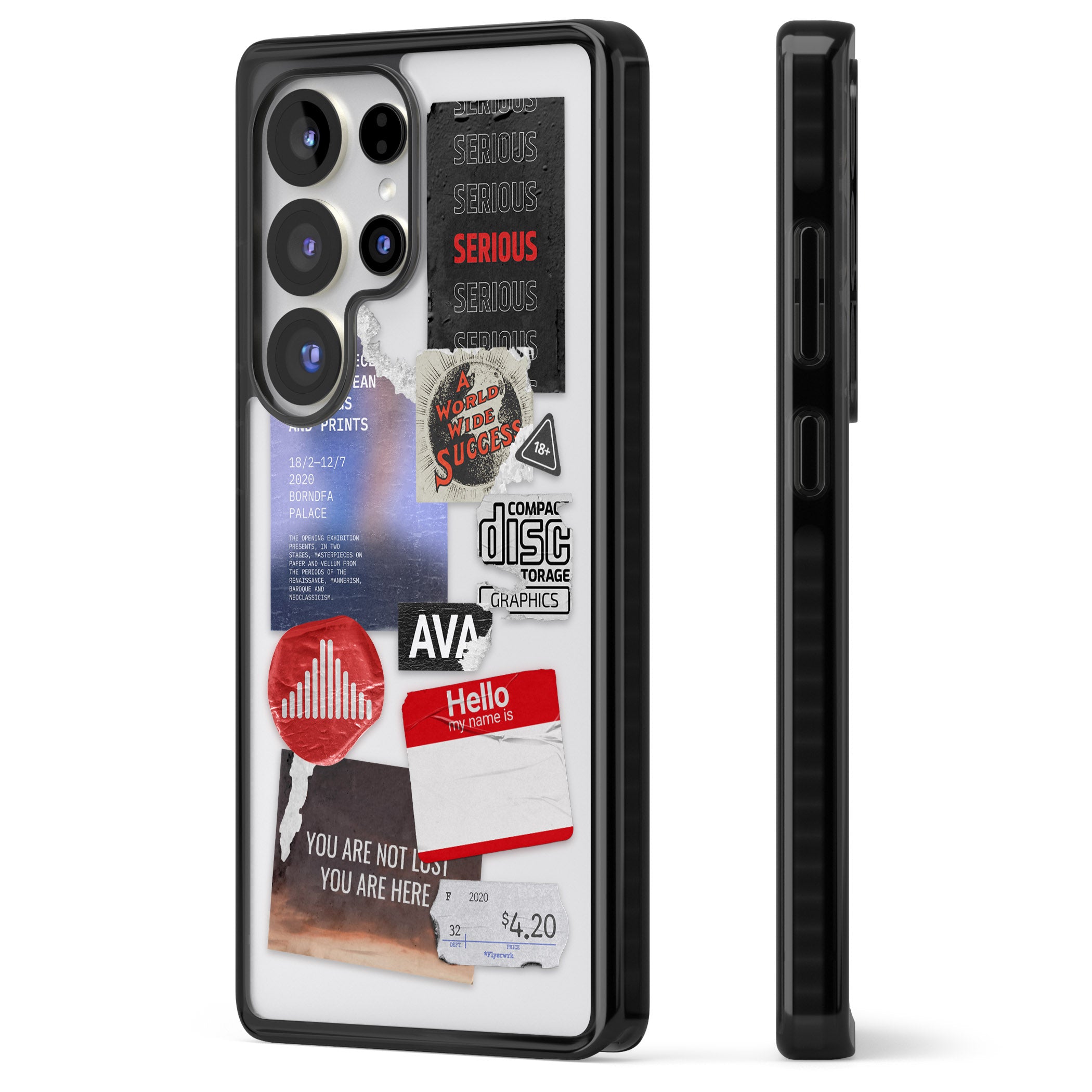 Red & Black Sticker Mix