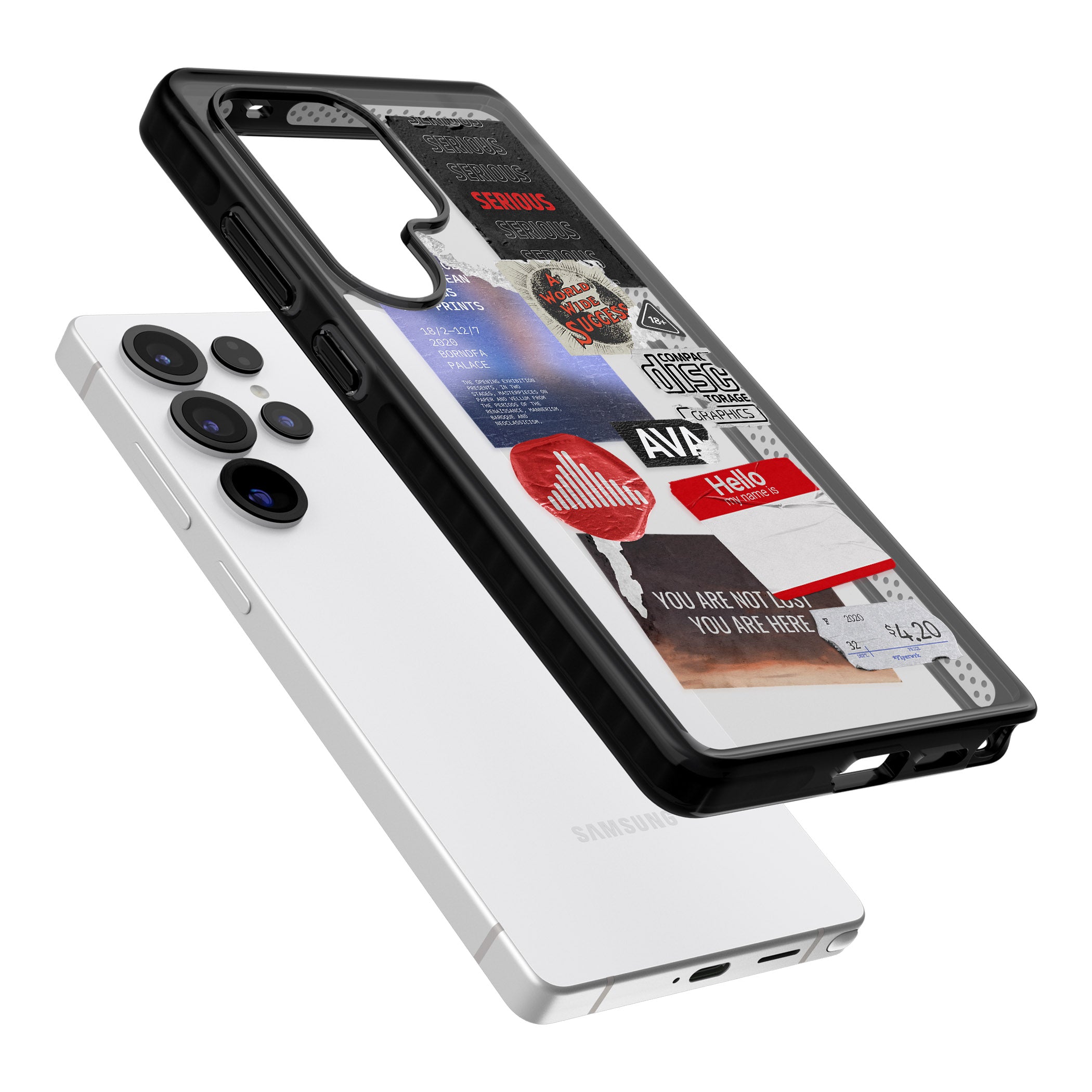 Red & Black Sticker Mix