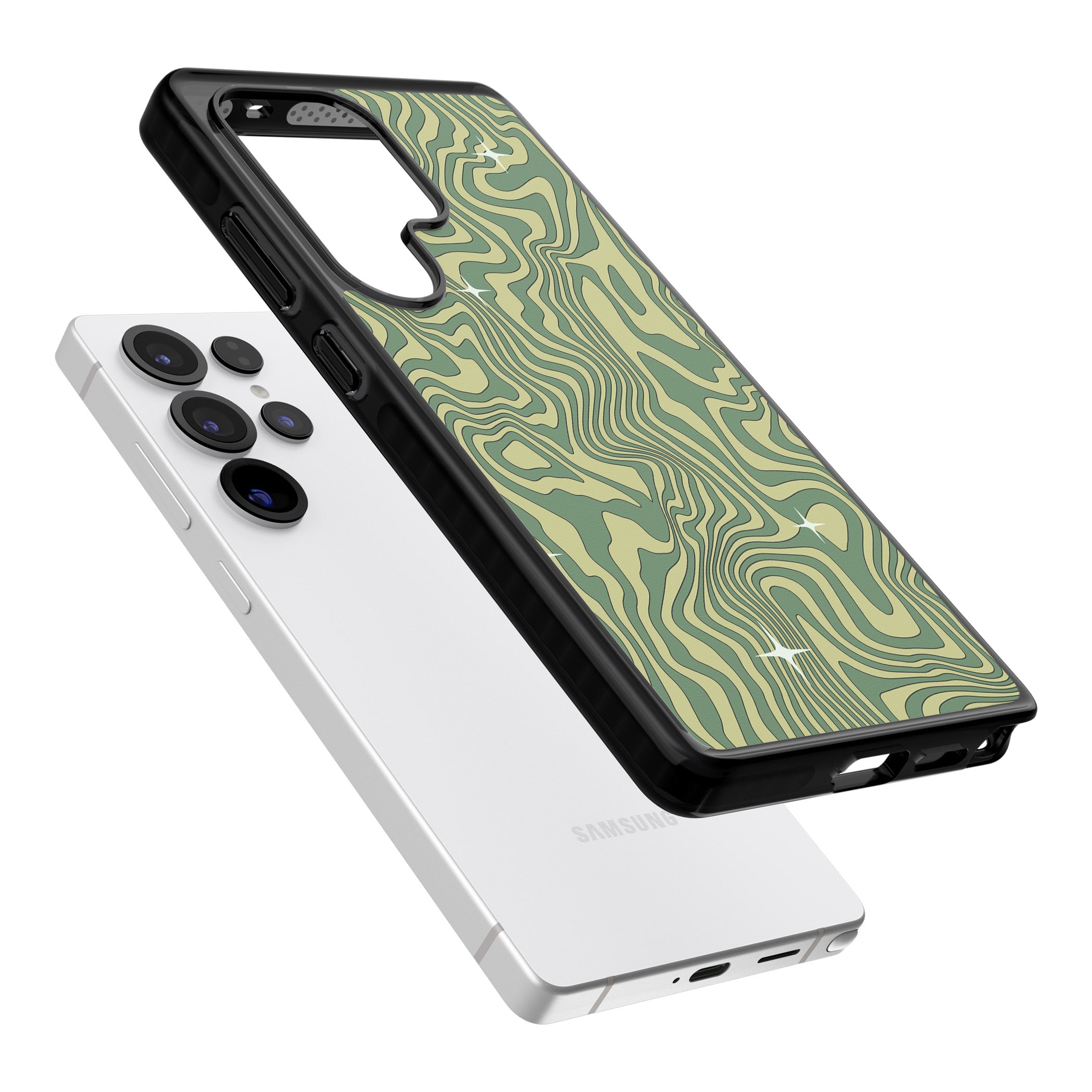 Green Abstract Wave