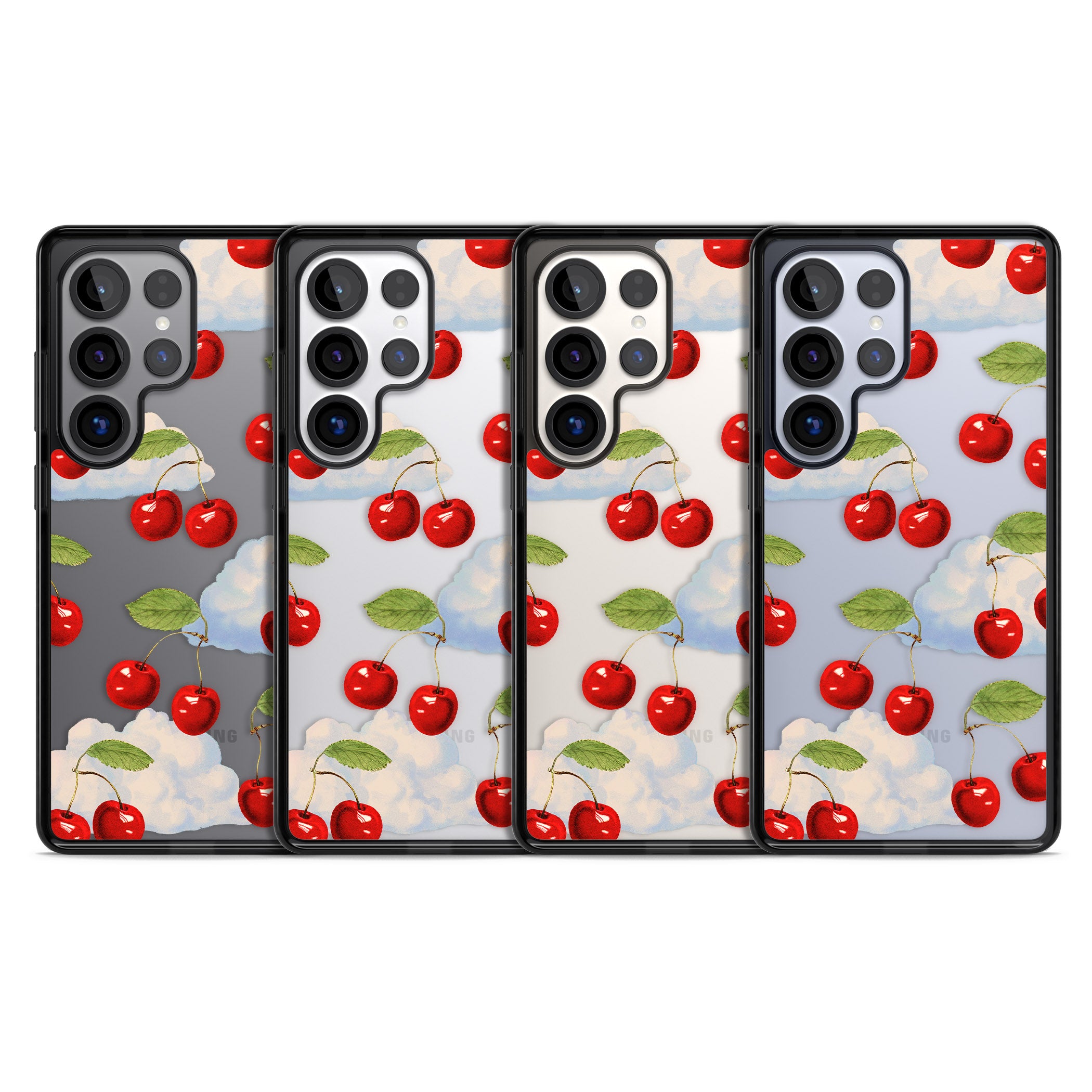 Vintage Cherries & Clouds