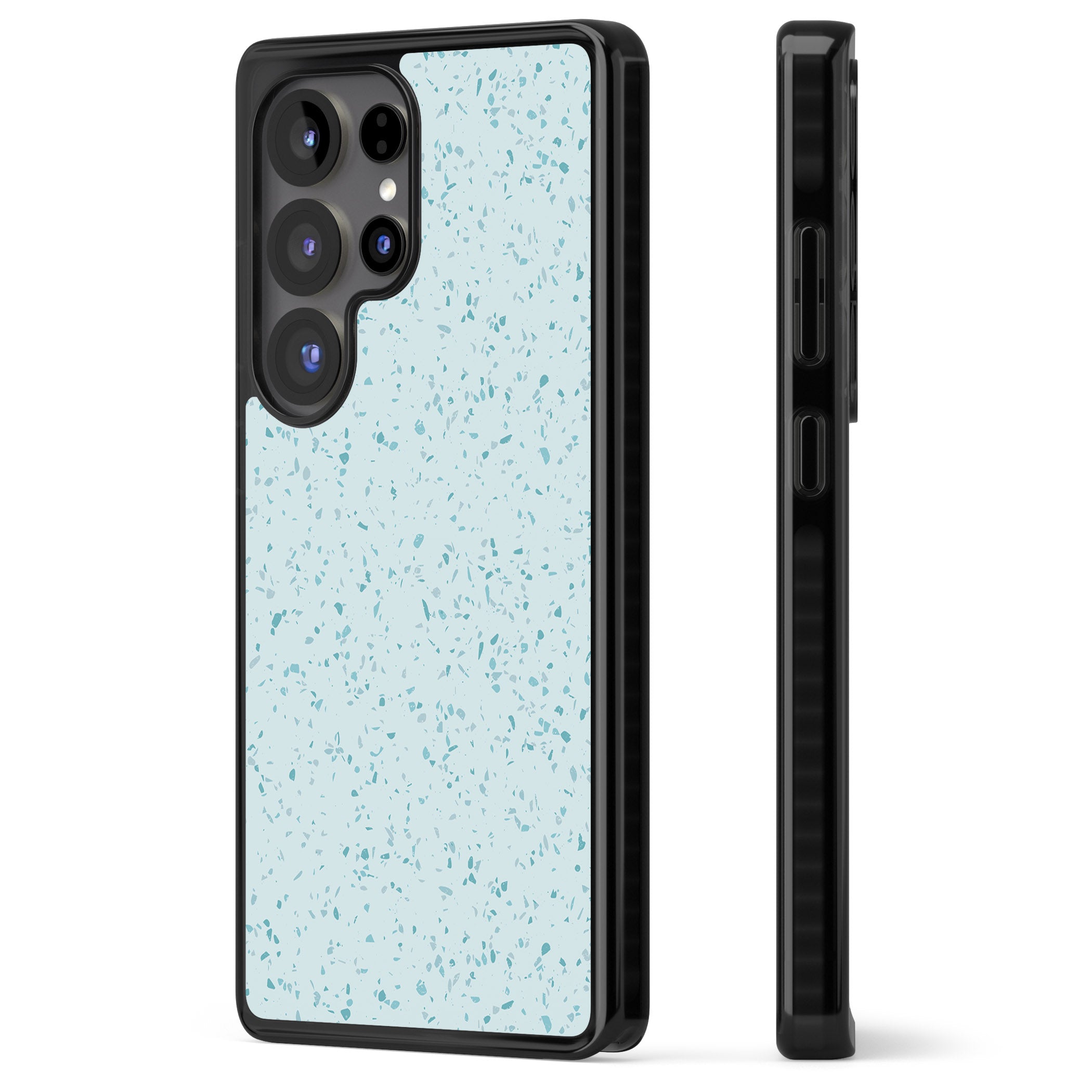 Light Blue Terrazzo Pattern