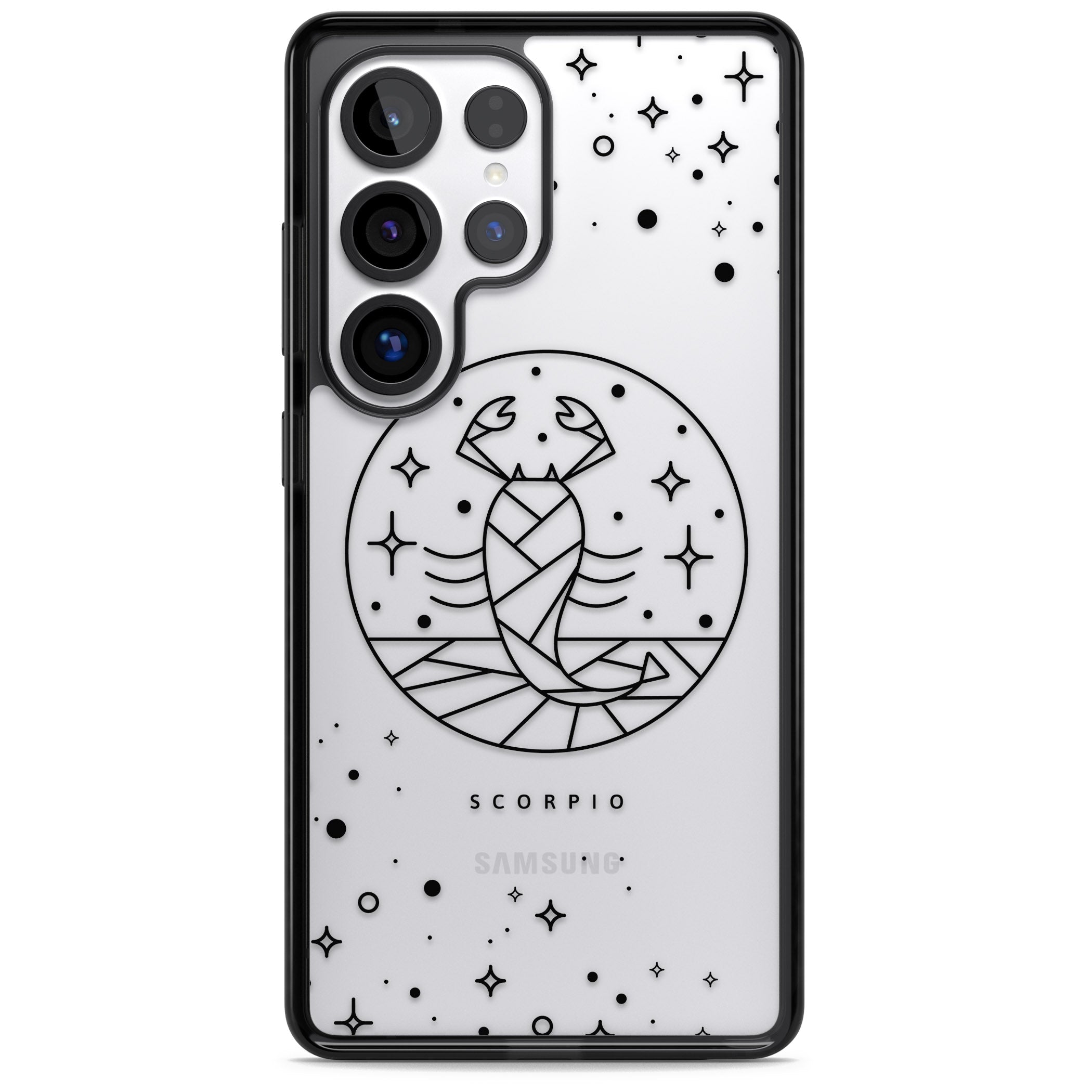 Scorpio Emblem Cosmic Design