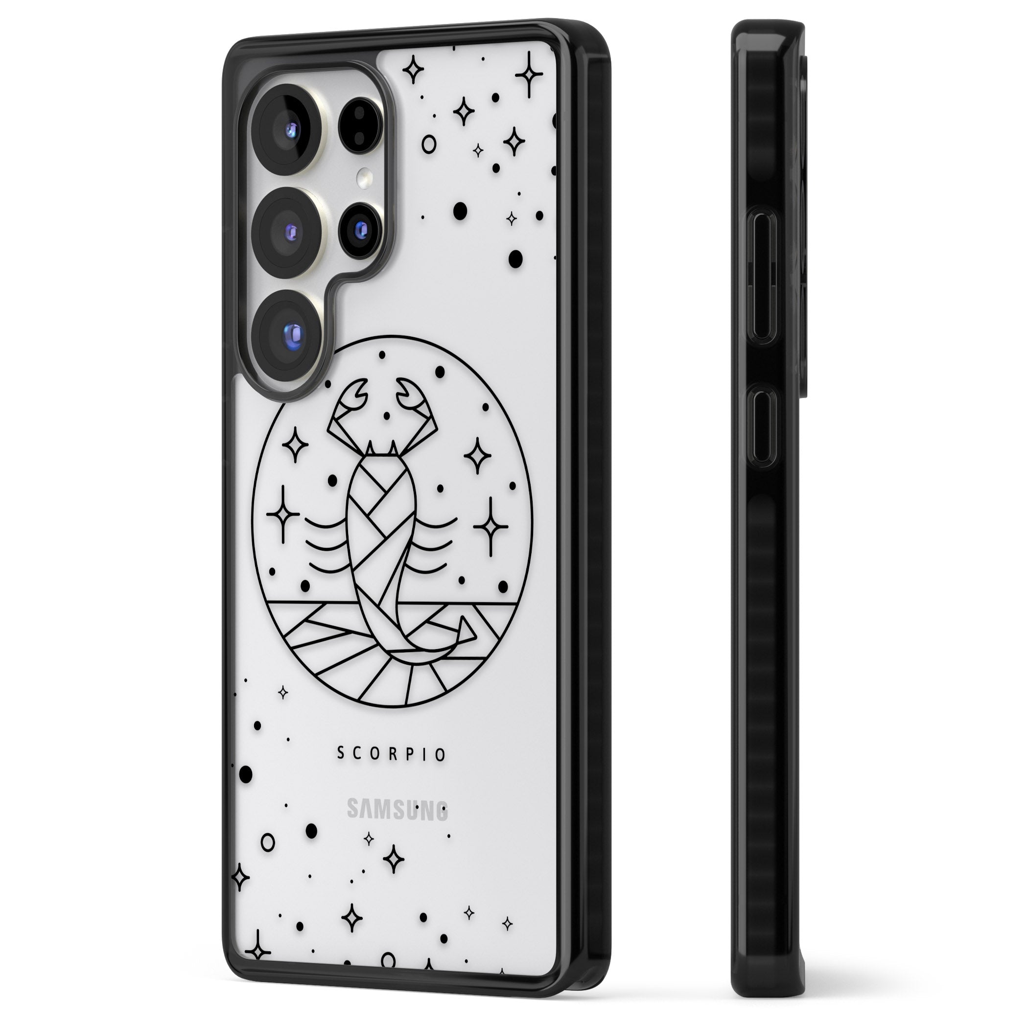 Scorpio Emblem Cosmic Design