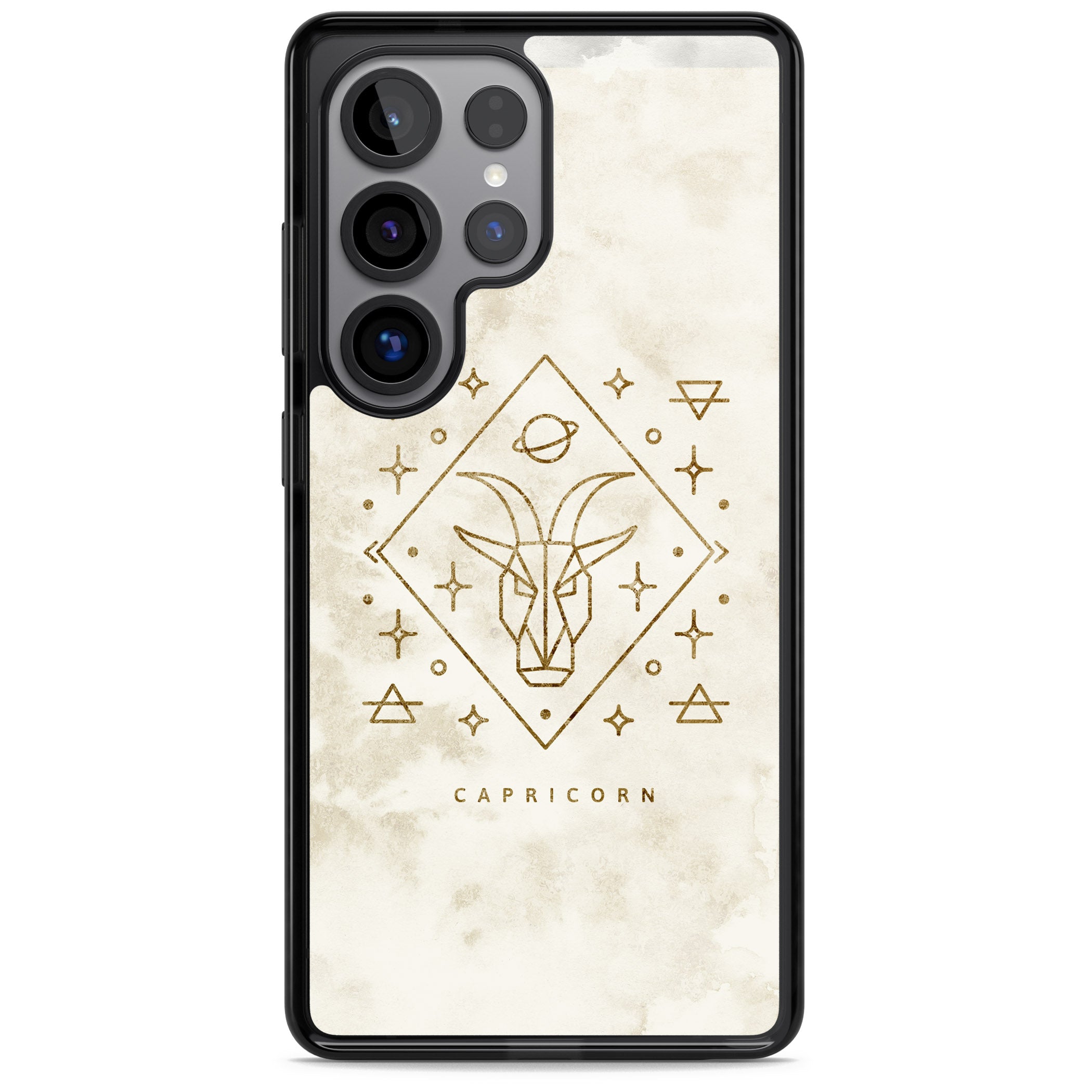 Capricorn Gold Zodiac Design