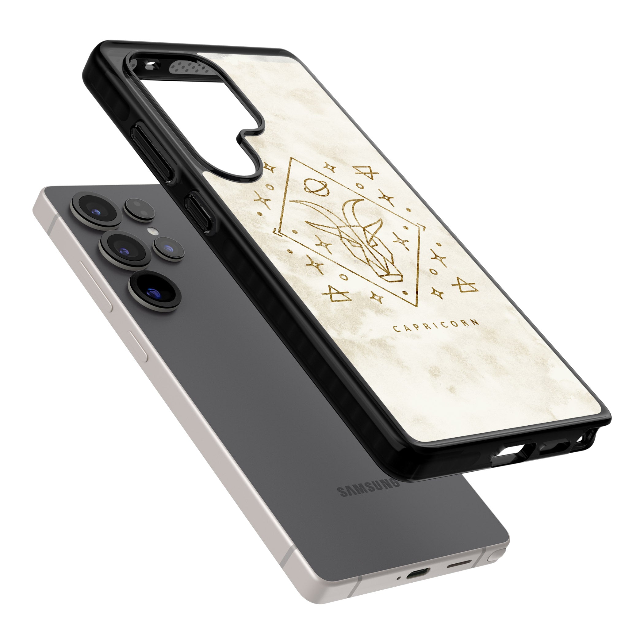 Capricorn Gold Zodiac Design