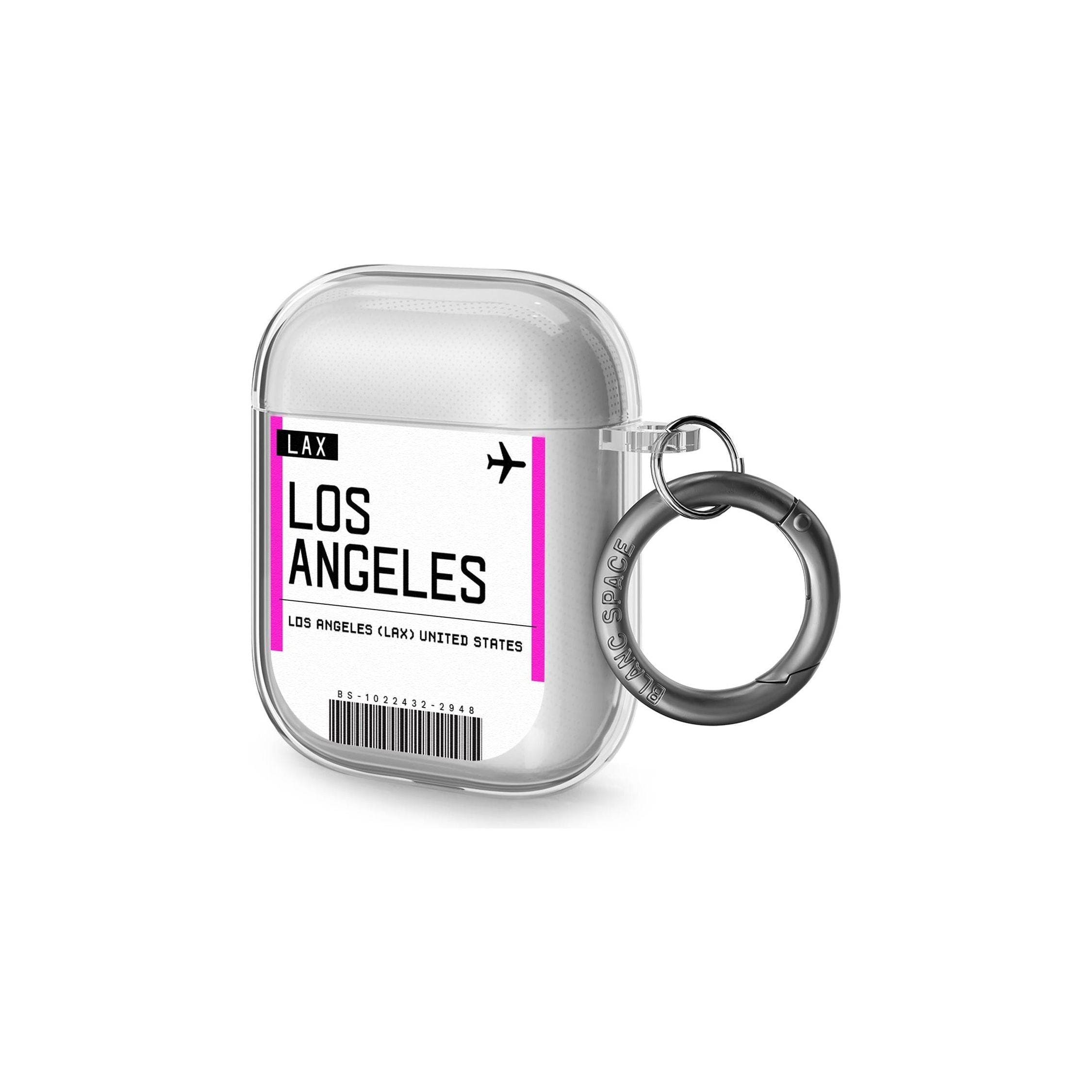Los Angeles Boarding Pass Airpods Case (2nd Generation)