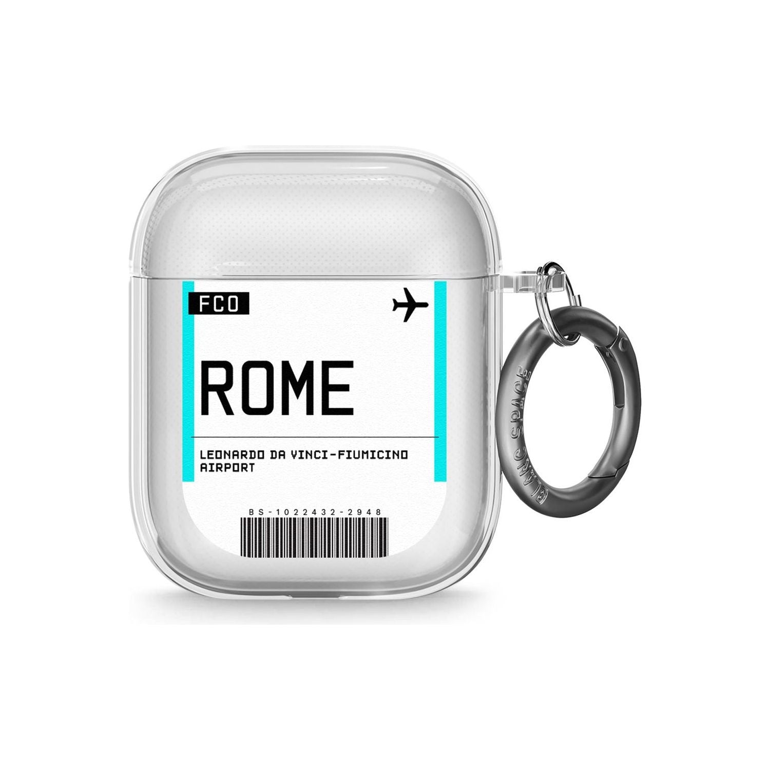 Rome Boarding Pass Airpods Case (2nd Generation)