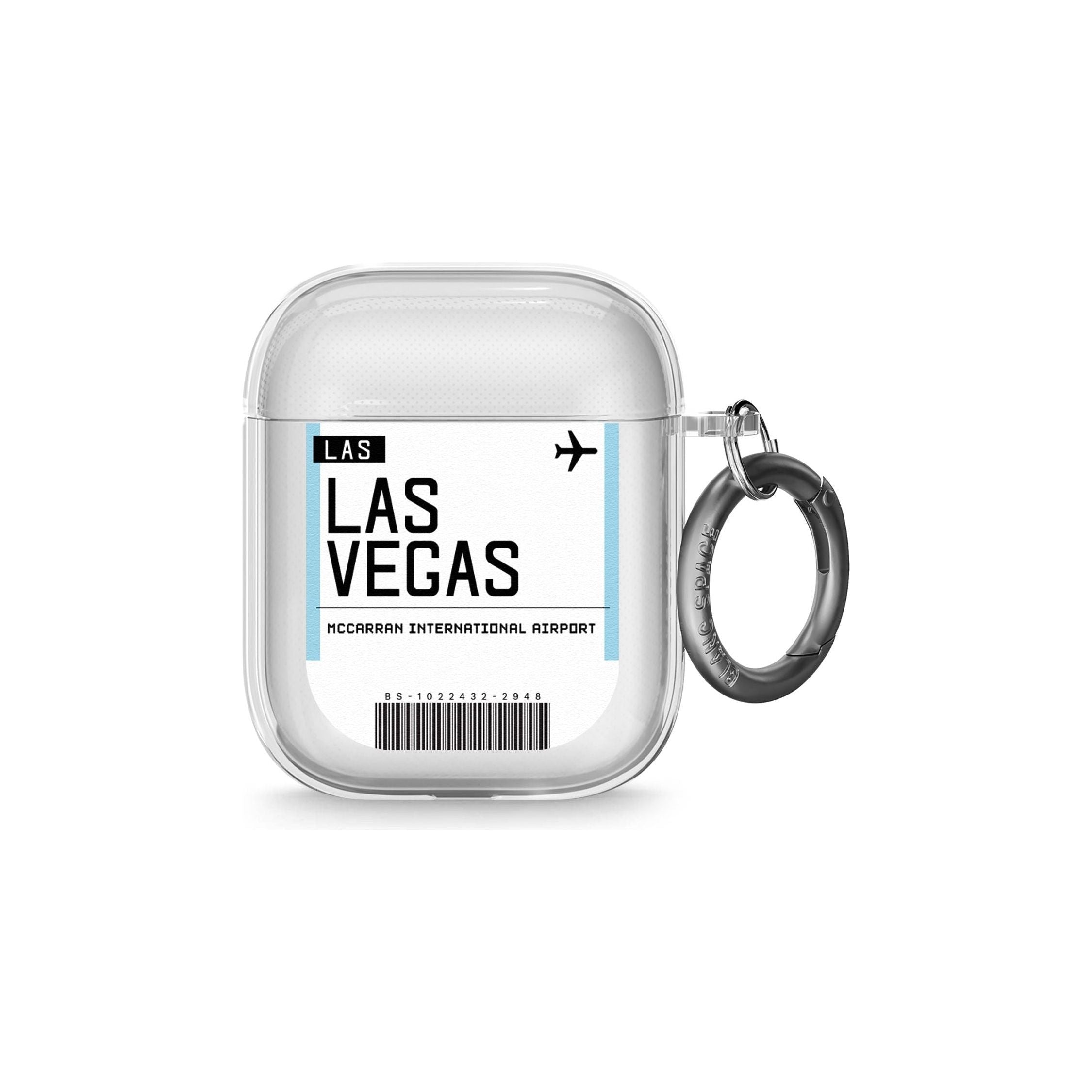 Las Vegas Boarding Pass Airpods Case (2nd Generation)