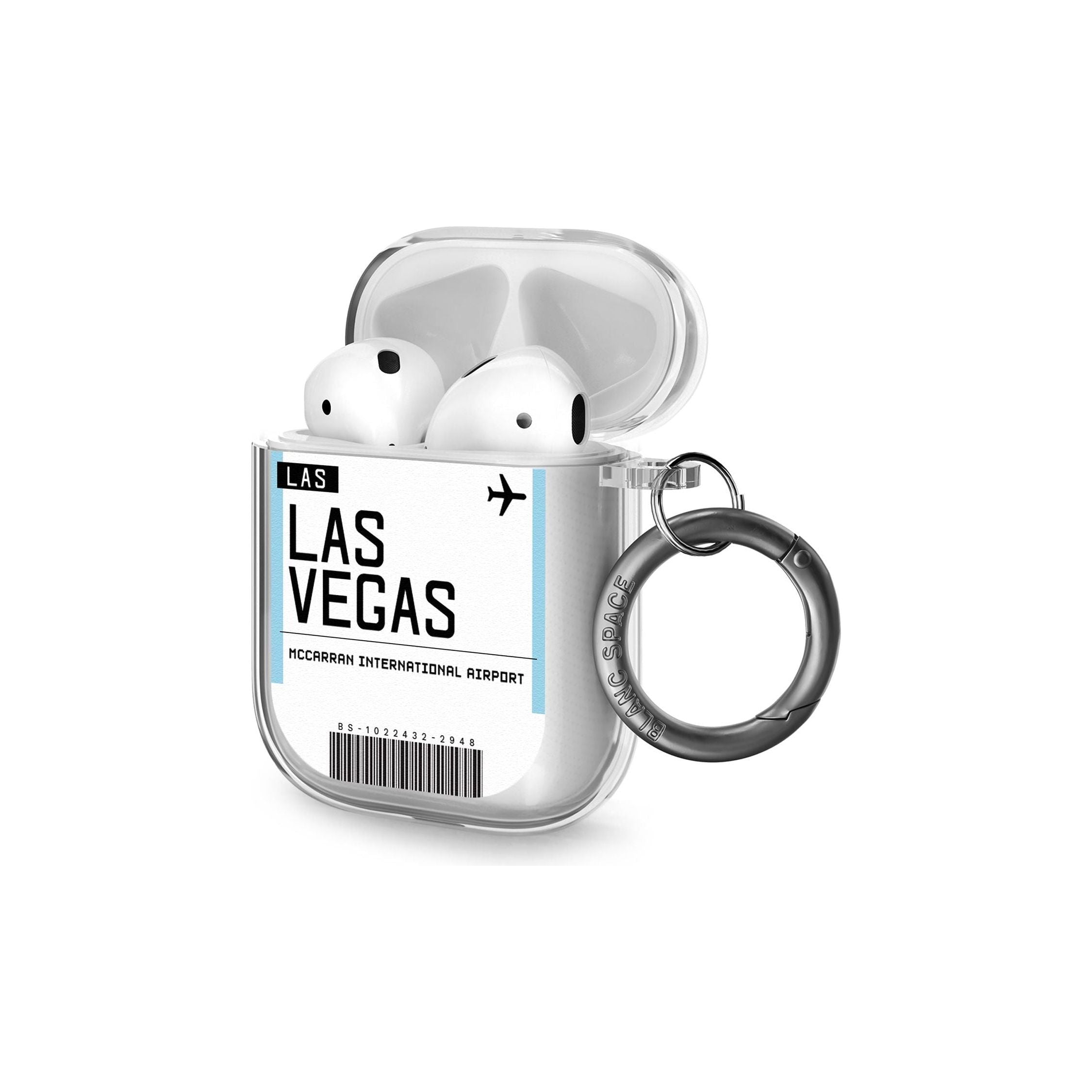 Las Vegas Boarding Pass Airpods Case (2nd Generation)