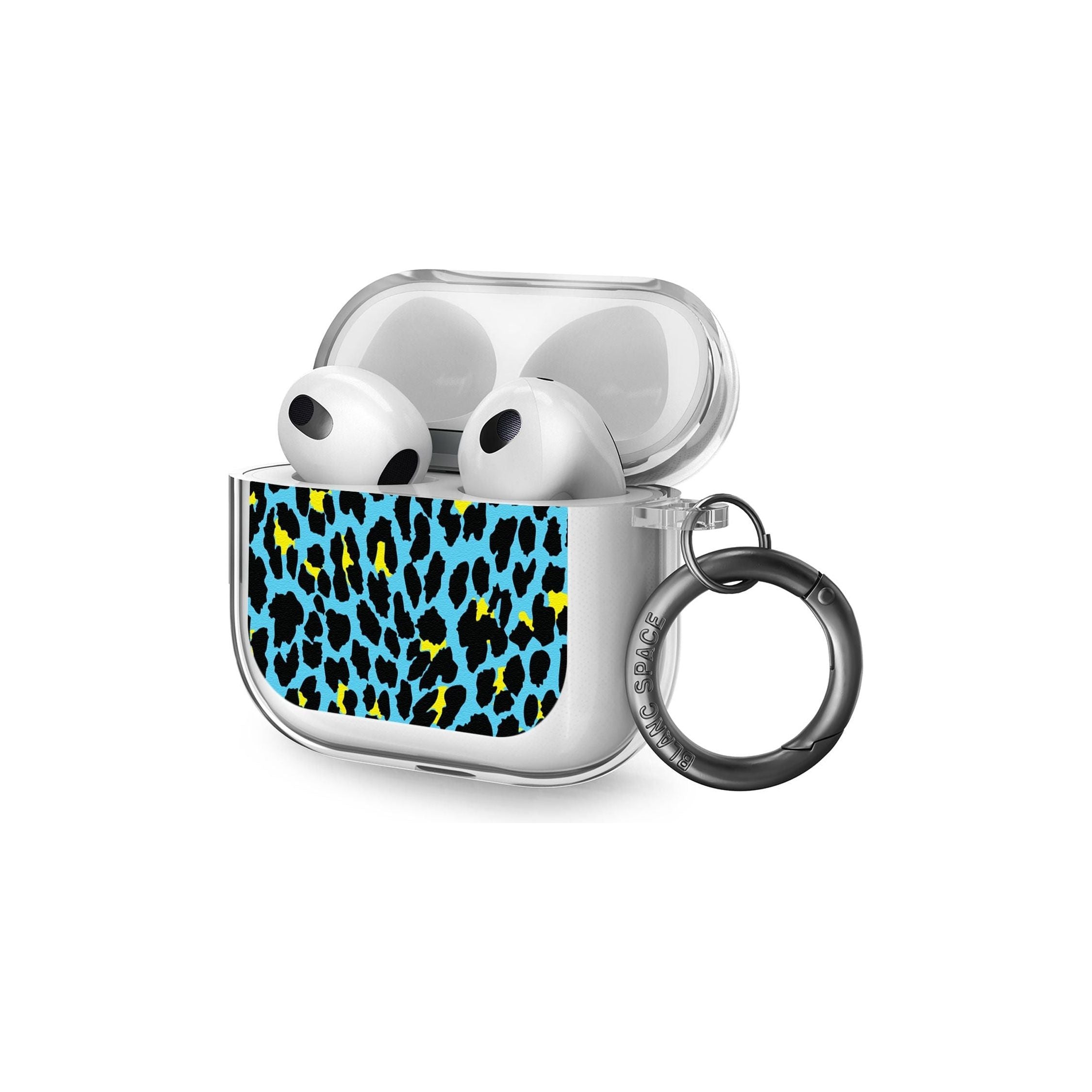 Blue Leopard Print AirPods Case (3rd Generation)