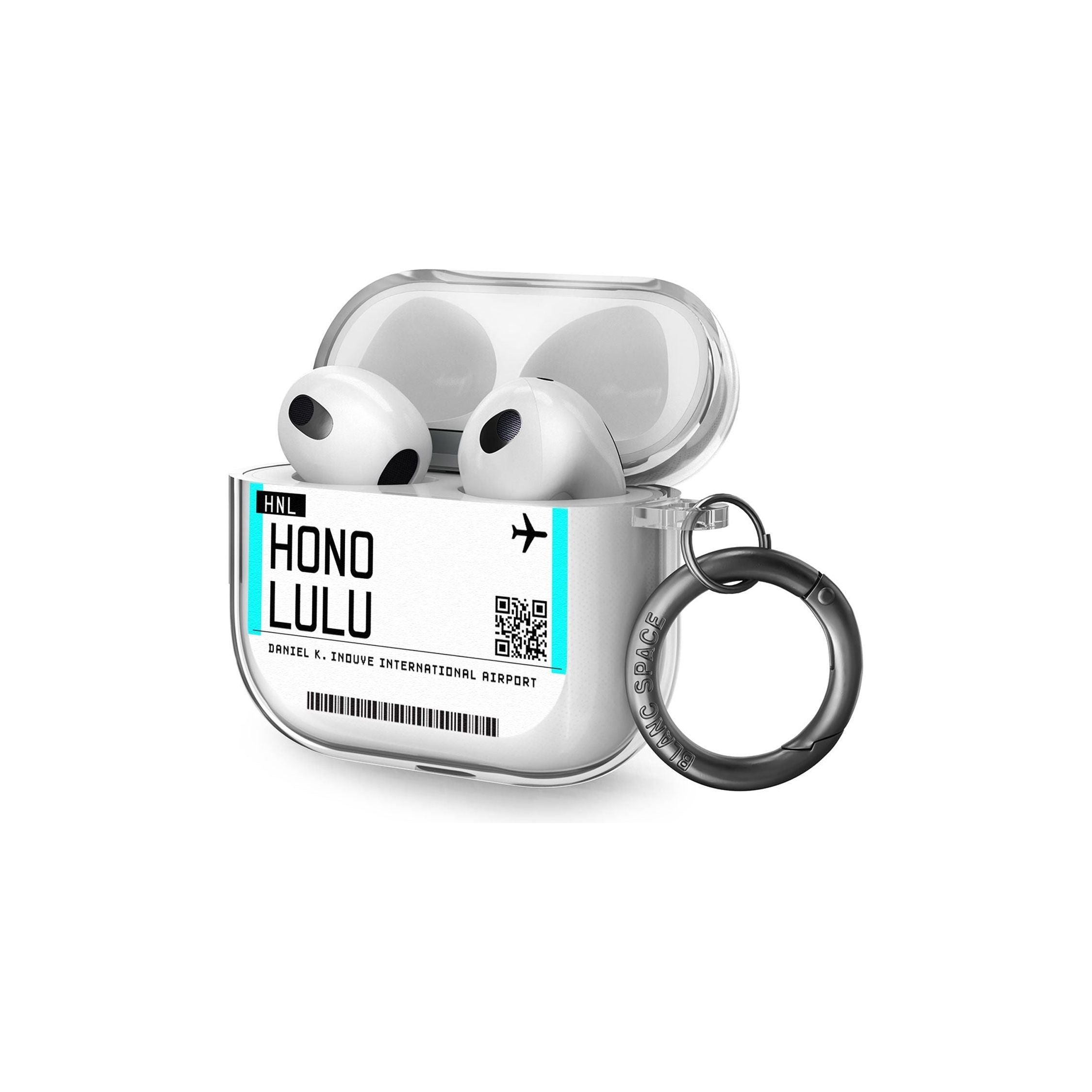 Honolulu Boarding Pass AirPods Case (3rd Generation)
