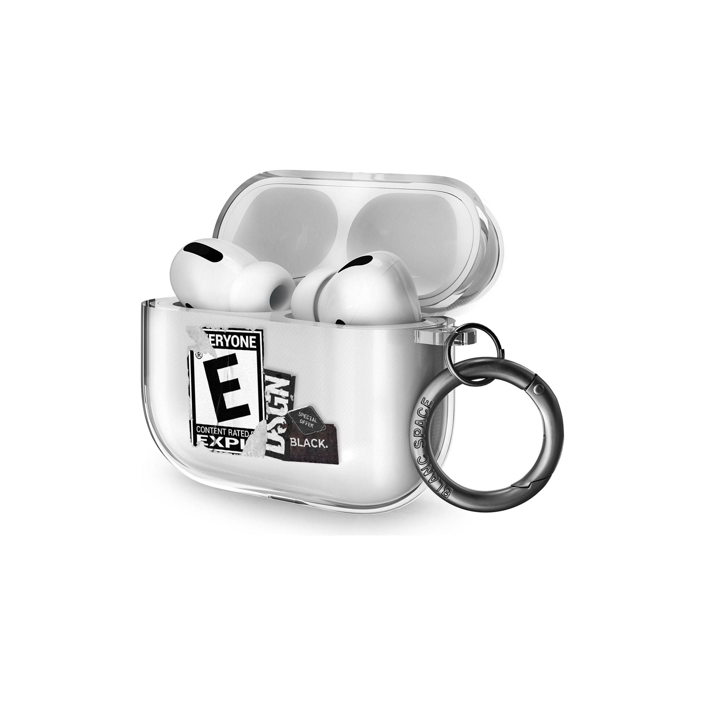 Black Sticker Mix AirPods Pro Case