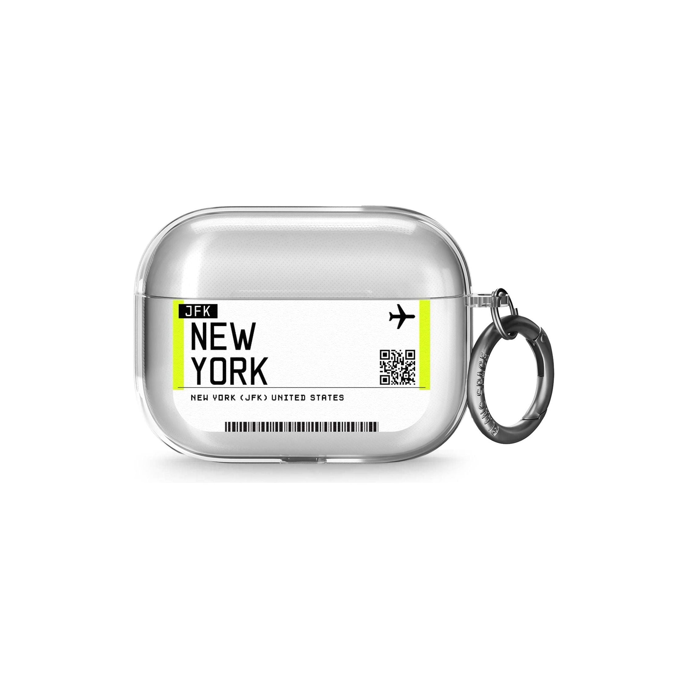 New York Boarding Pass Airpods Pro Case