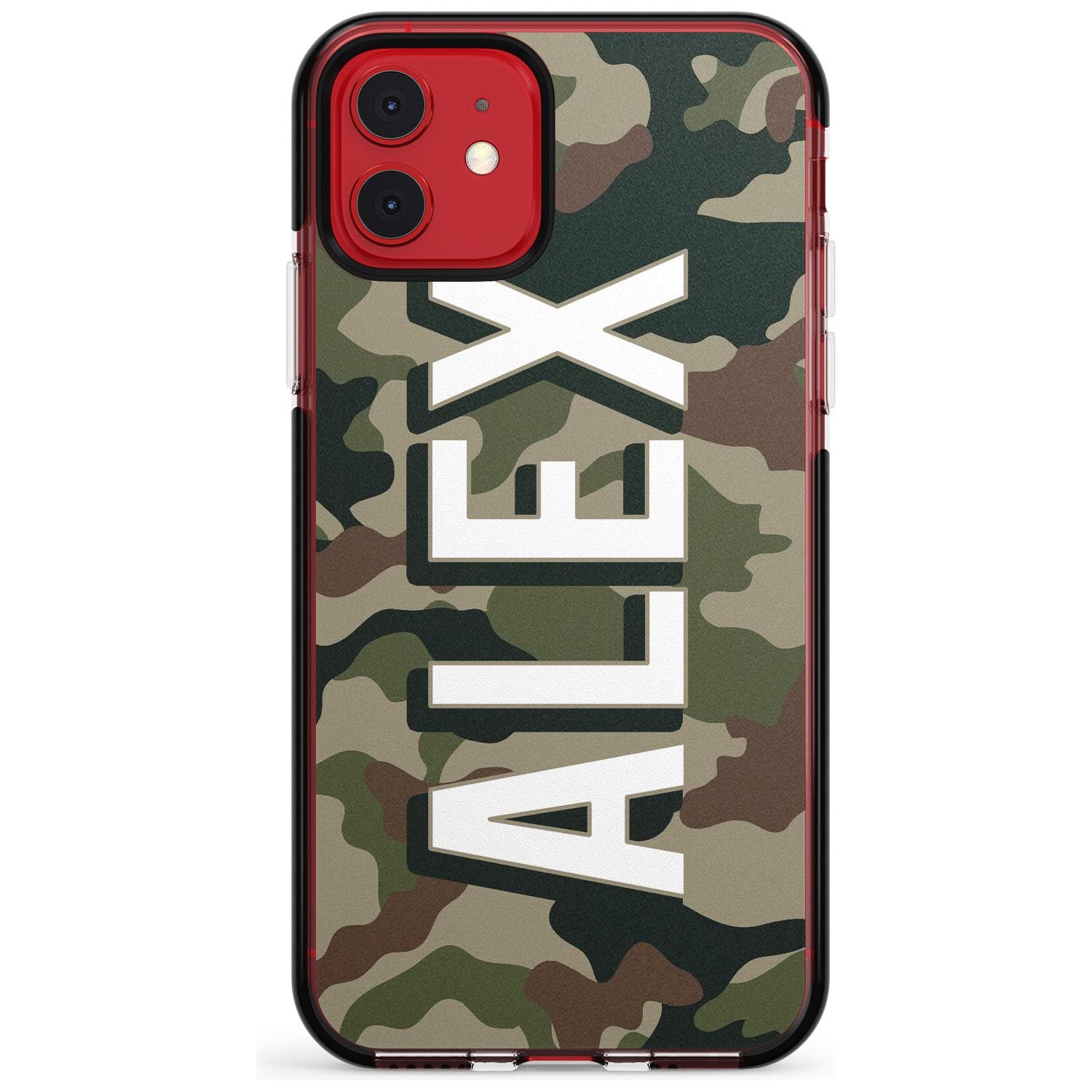 Classic Green Camo Pink Fade Impact Phone Case for iPhone 11 Pro Max