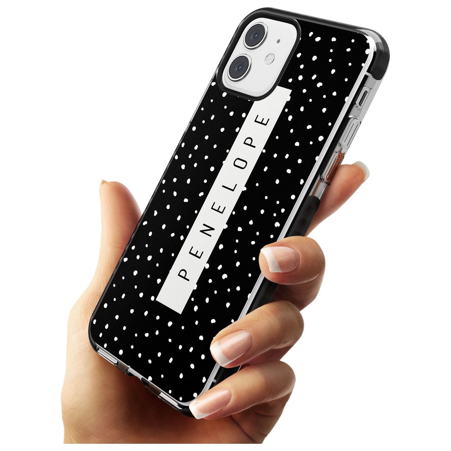Custom Black Dots iPhone Case Custom Phone Case - Case Warehouse