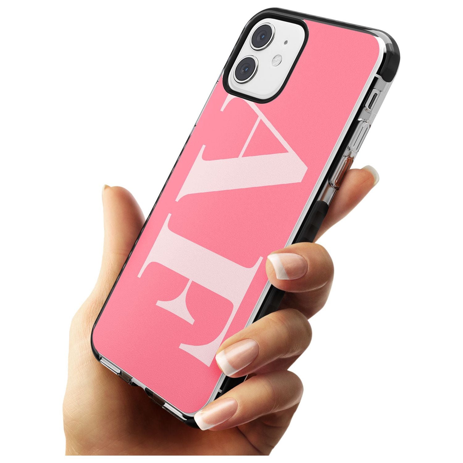 Light & Dark Pink Personalised iPhone Case Custom Phone Case - Case Warehouse